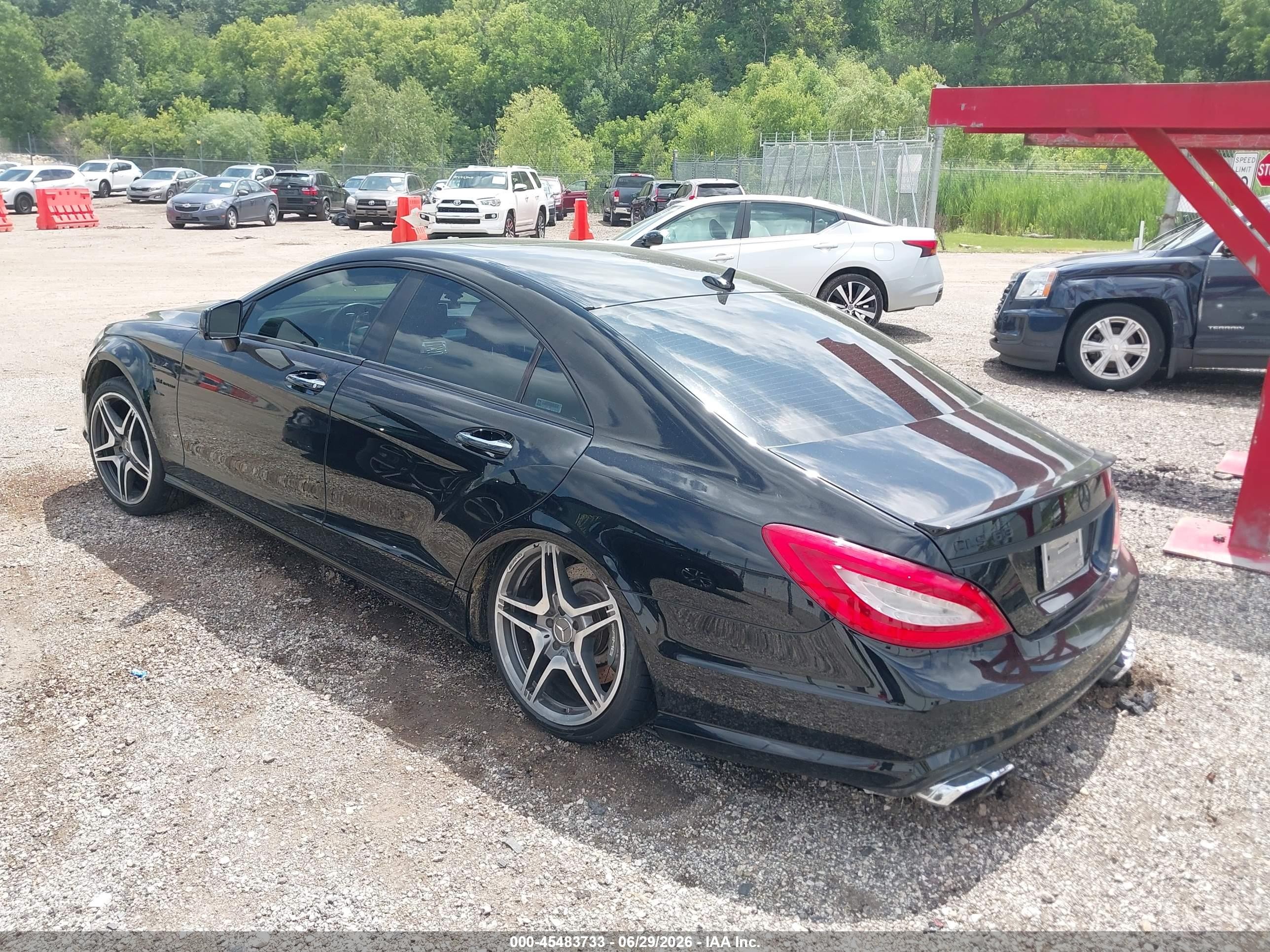 2012 Mercedes-benz Cls 63 Amg   Черный vin: WDDLJ7EBXCA025599