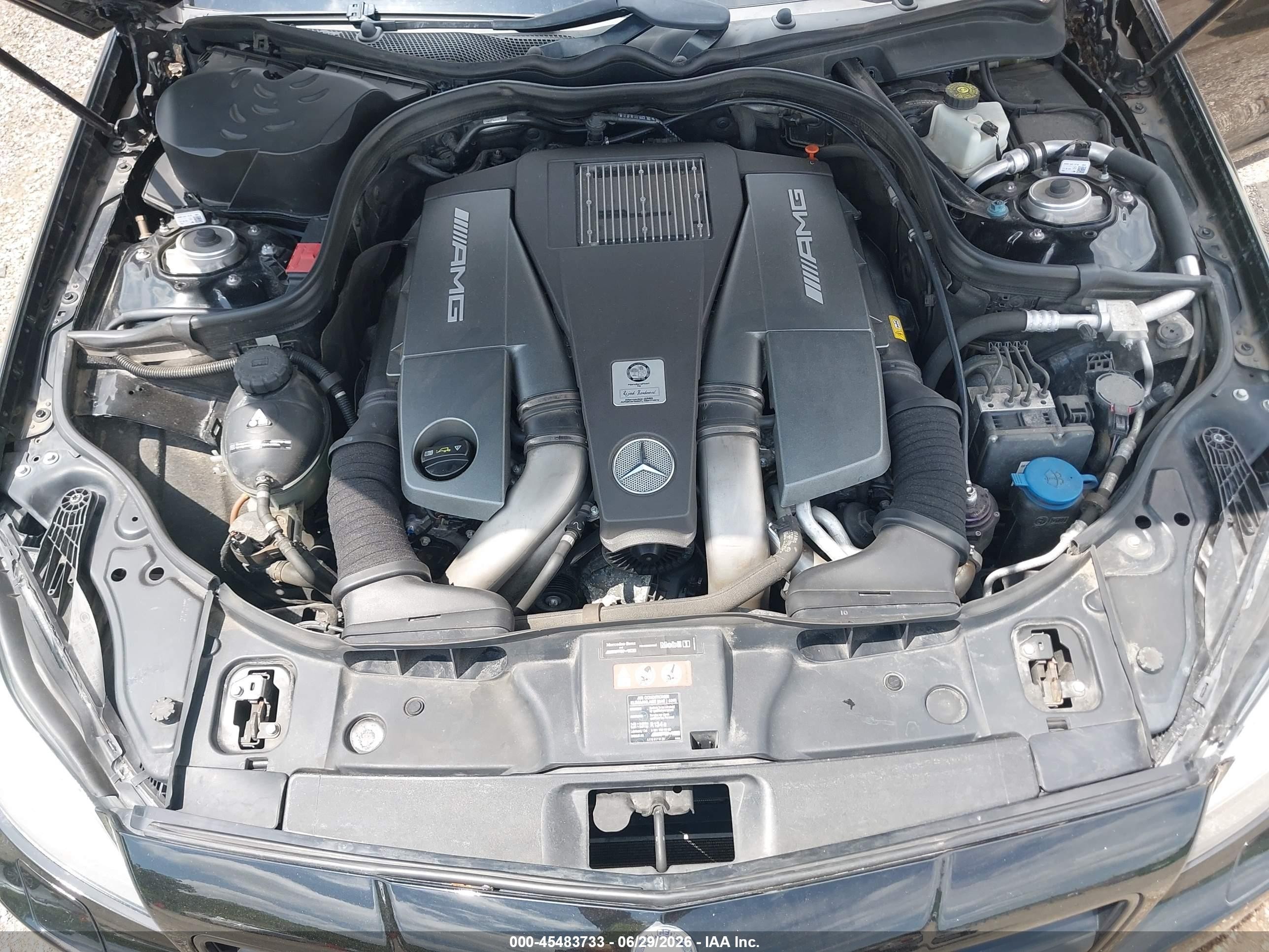 2012 Mercedes-benz Cls 63 Amg   Черный vin: WDDLJ7EBXCA025599