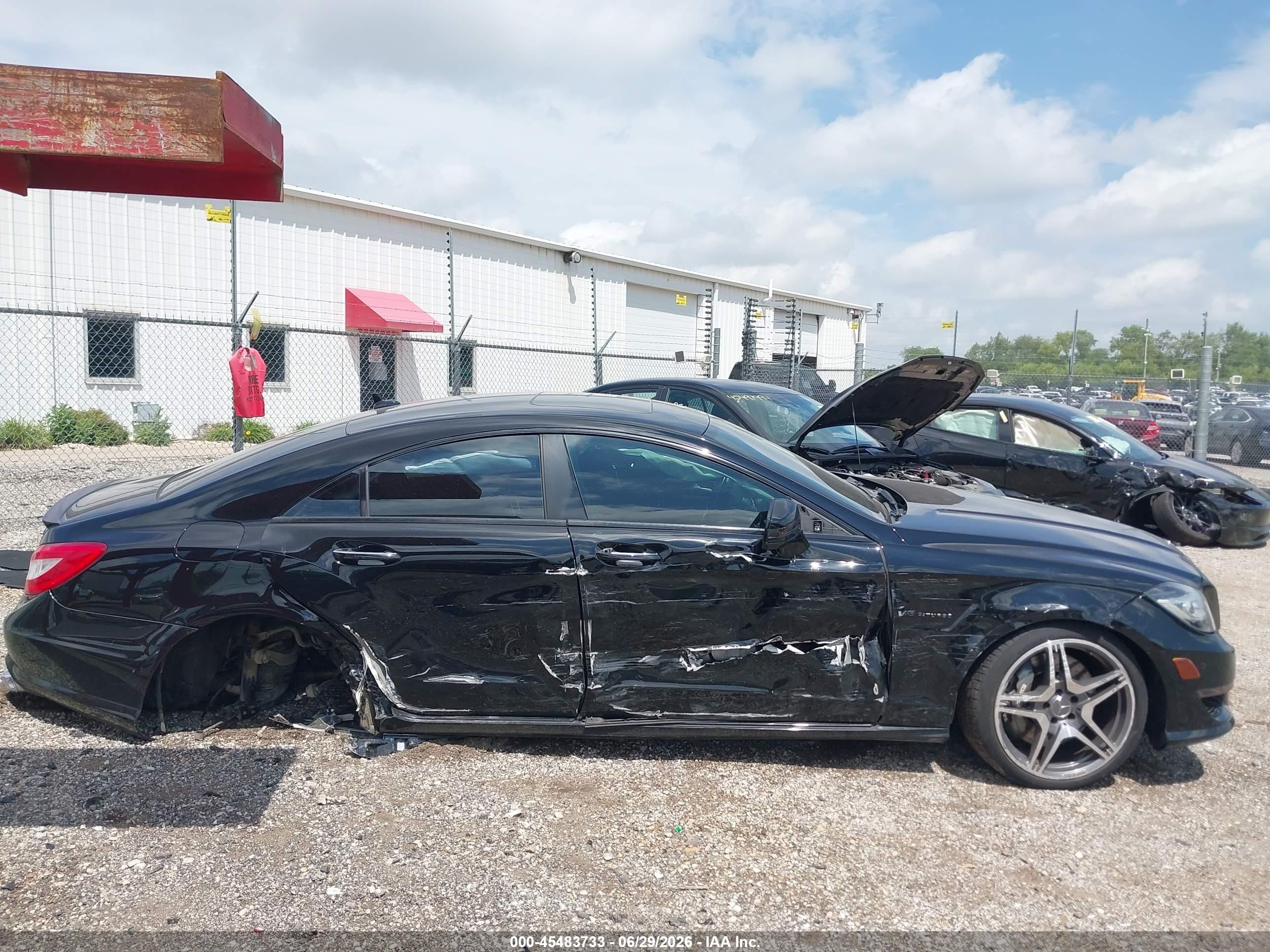2012 Mercedes-benz Cls 63 Amg   Черный vin: WDDLJ7EBXCA025599