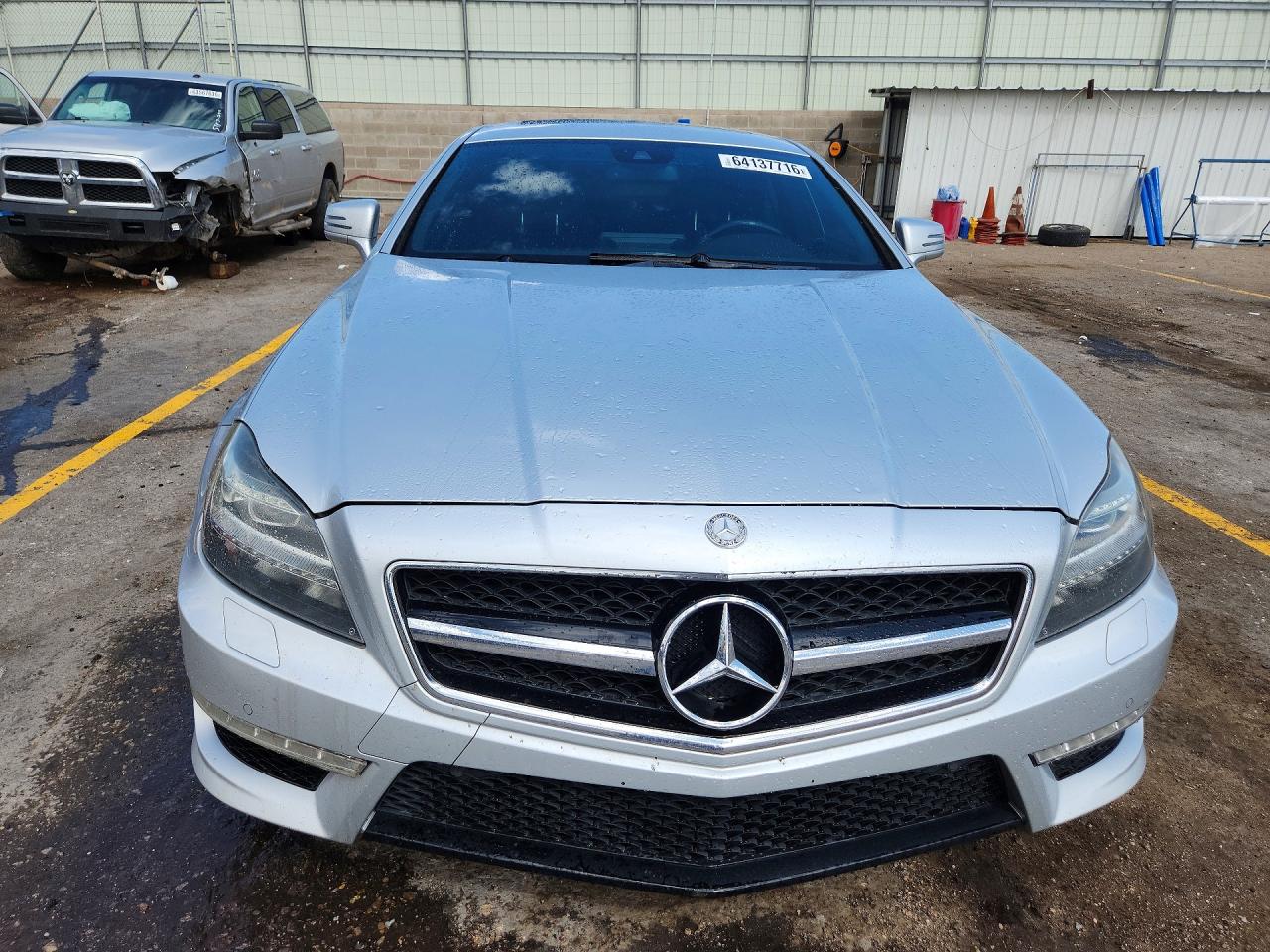 2012 Mercedes-benz Cls 63 Amg Silver vin: WDDLJ7EBXCA027238
