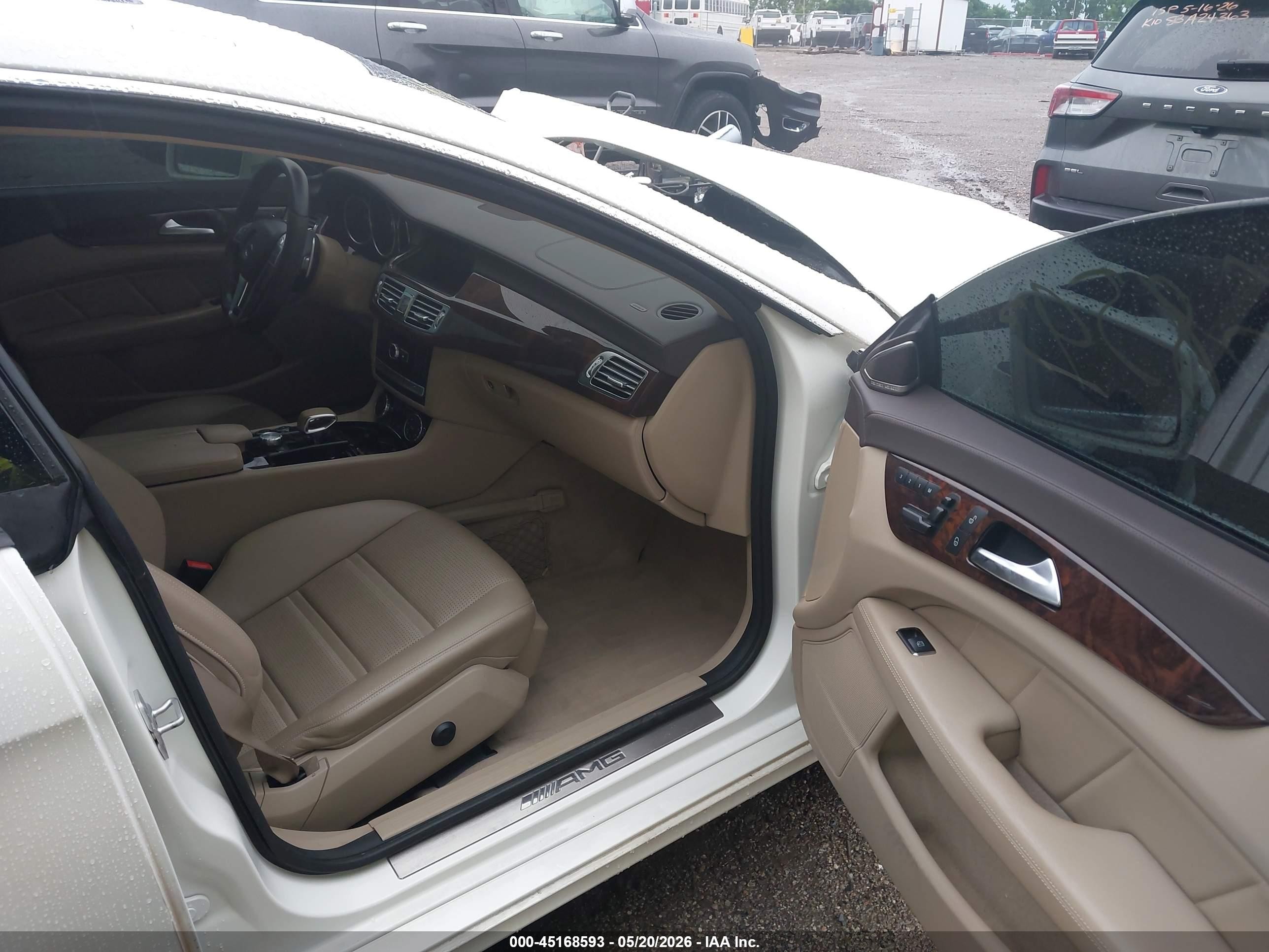 2013 Mercedes-benz Cls 63 Amg   White vin: WDDLJ7EBXDA085500