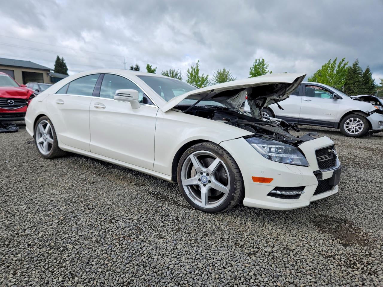 2014 Mercedes-benz Cls 550 4matic White vin: WDDLJ9BB0EA090979
