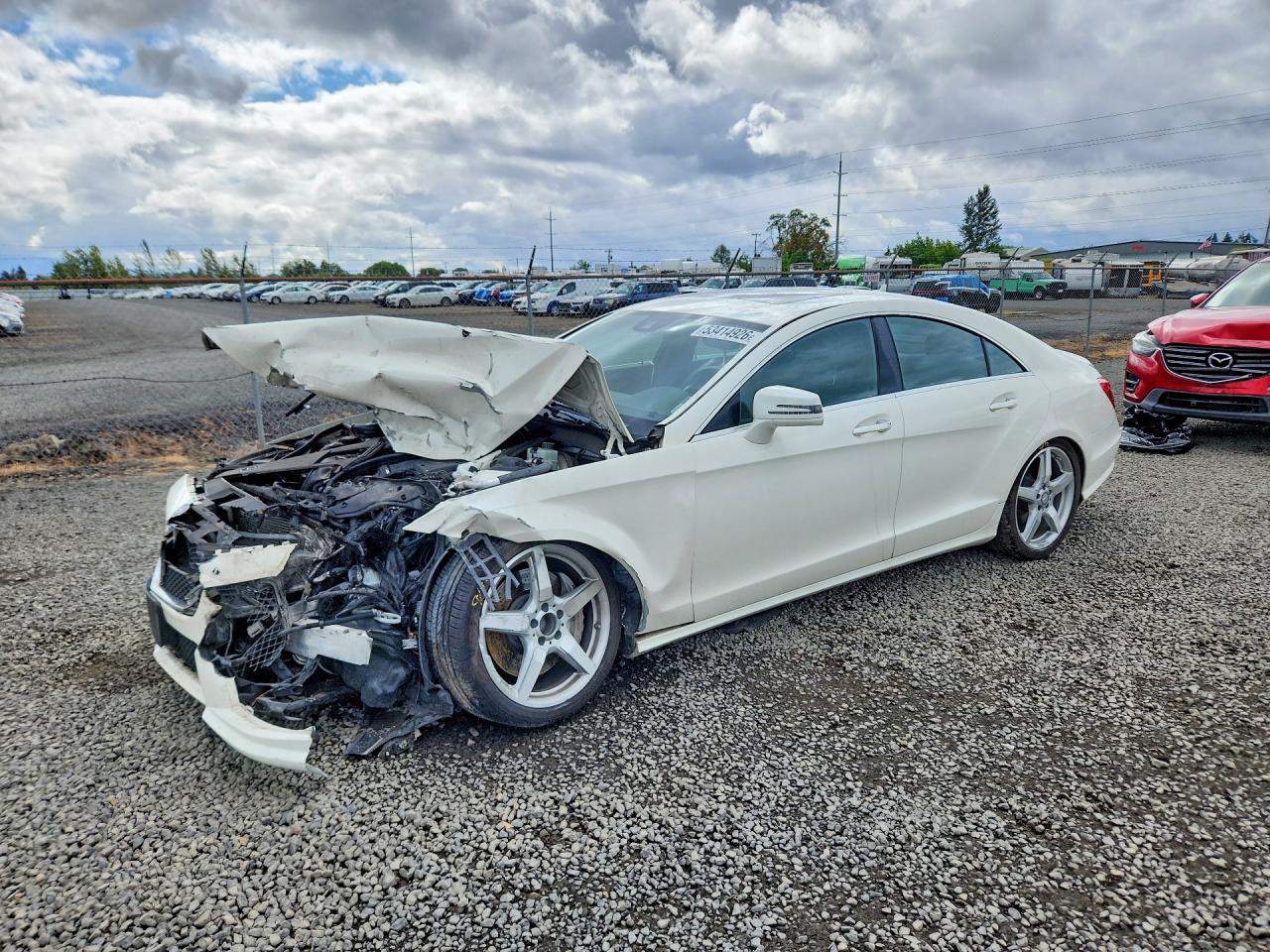 2014 Mercedes-benz Cls 550 4matic White vin: WDDLJ9BB0EA090979