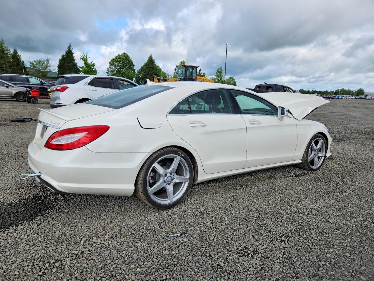 2014 Mercedes-benz Cls 550 4matic White vin: WDDLJ9BB0EA090979