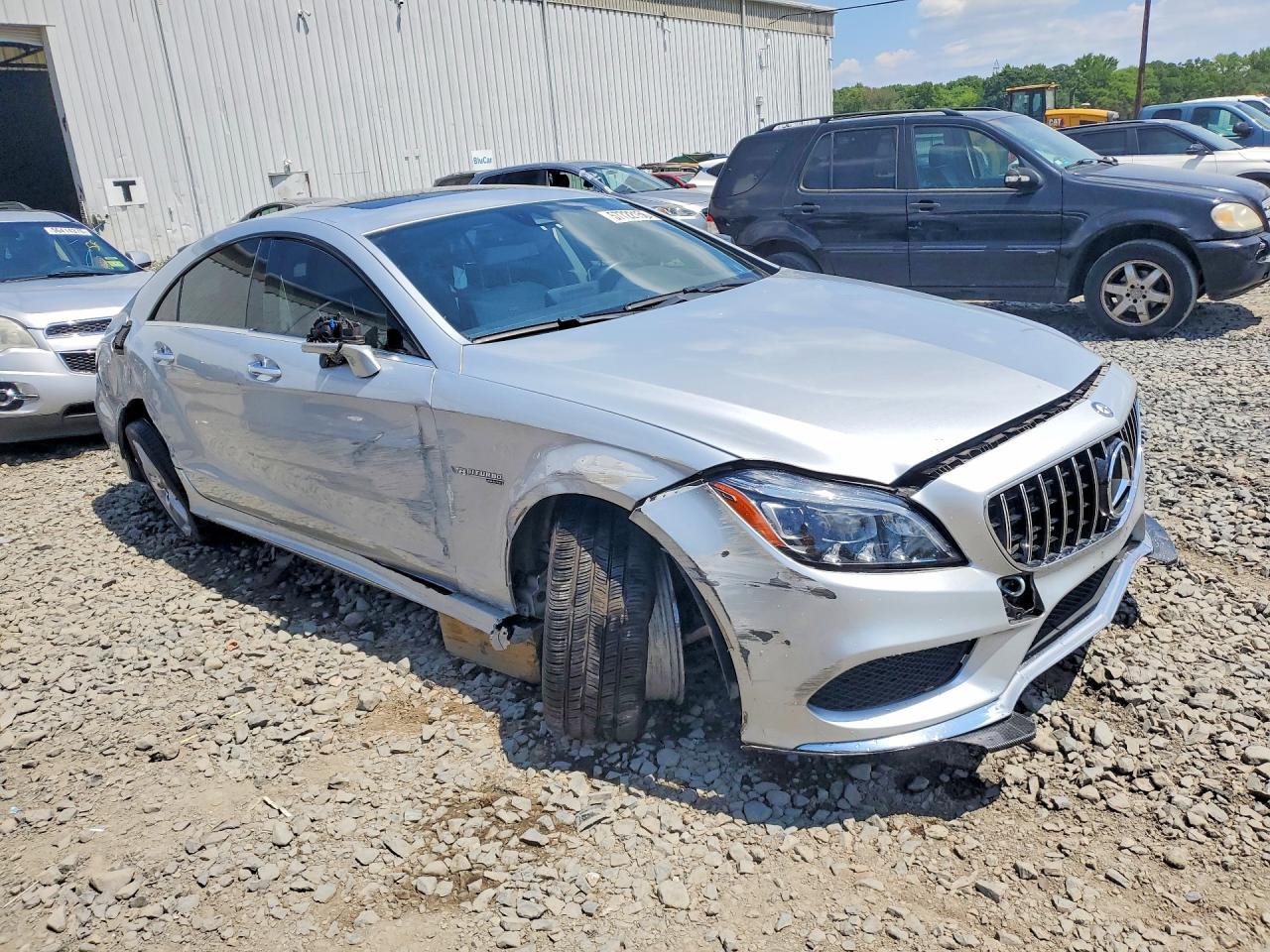 2015 Mercedes-benz Cls 550 4matic Серебряный vin: WDDLJ9BB0FA144556