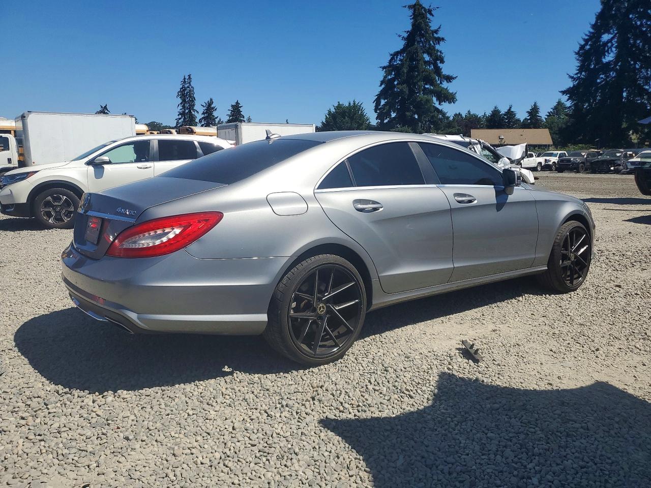 2013 Mercedes-benz Cls 550 4matic Серебряный vin: WDDLJ9BB1DA058752