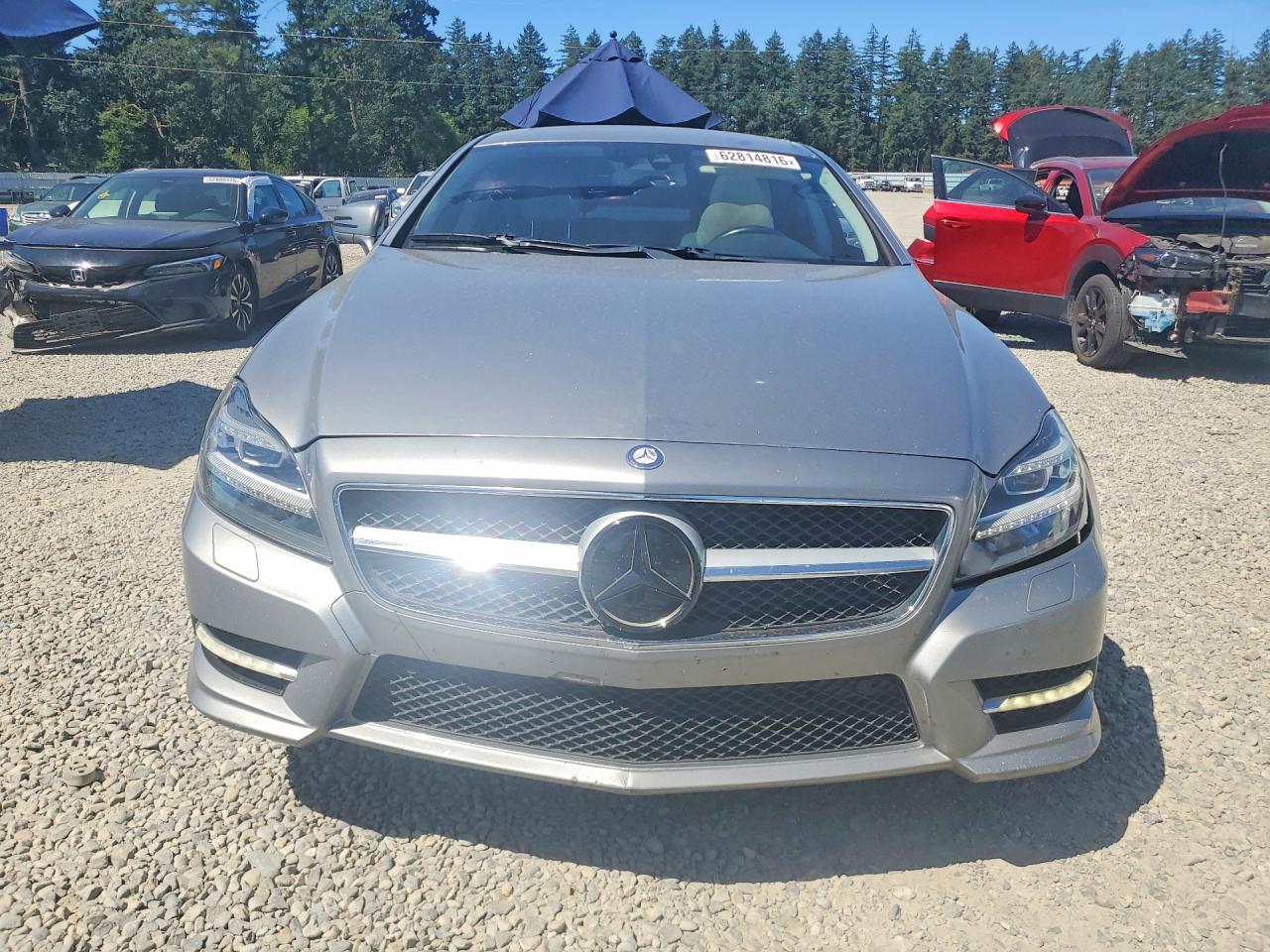 2013 Mercedes-benz Cls 550 4matic Серебряный vin: WDDLJ9BB1DA058752