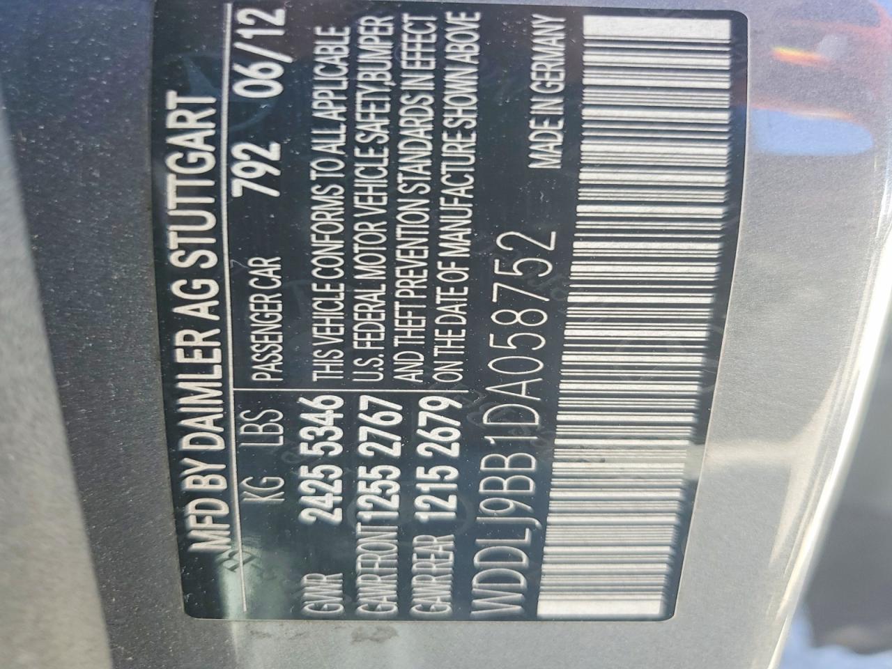 2013 Mercedes-benz Cls 550 4matic Серебряный vin: WDDLJ9BB1DA058752
