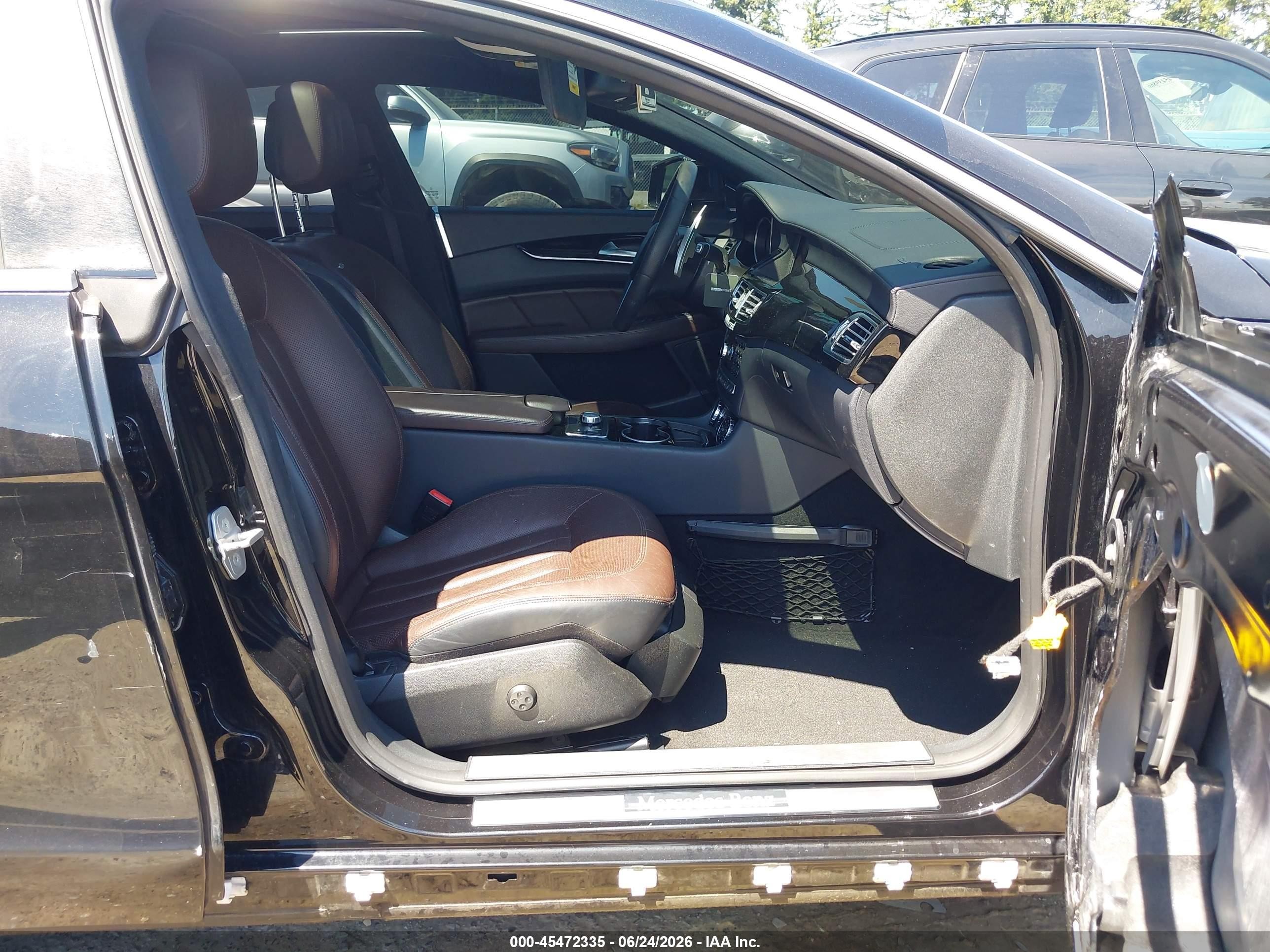 2014 Mercedes-benz Cls 550 4matic Black vin: WDDLJ9BB1EA097259