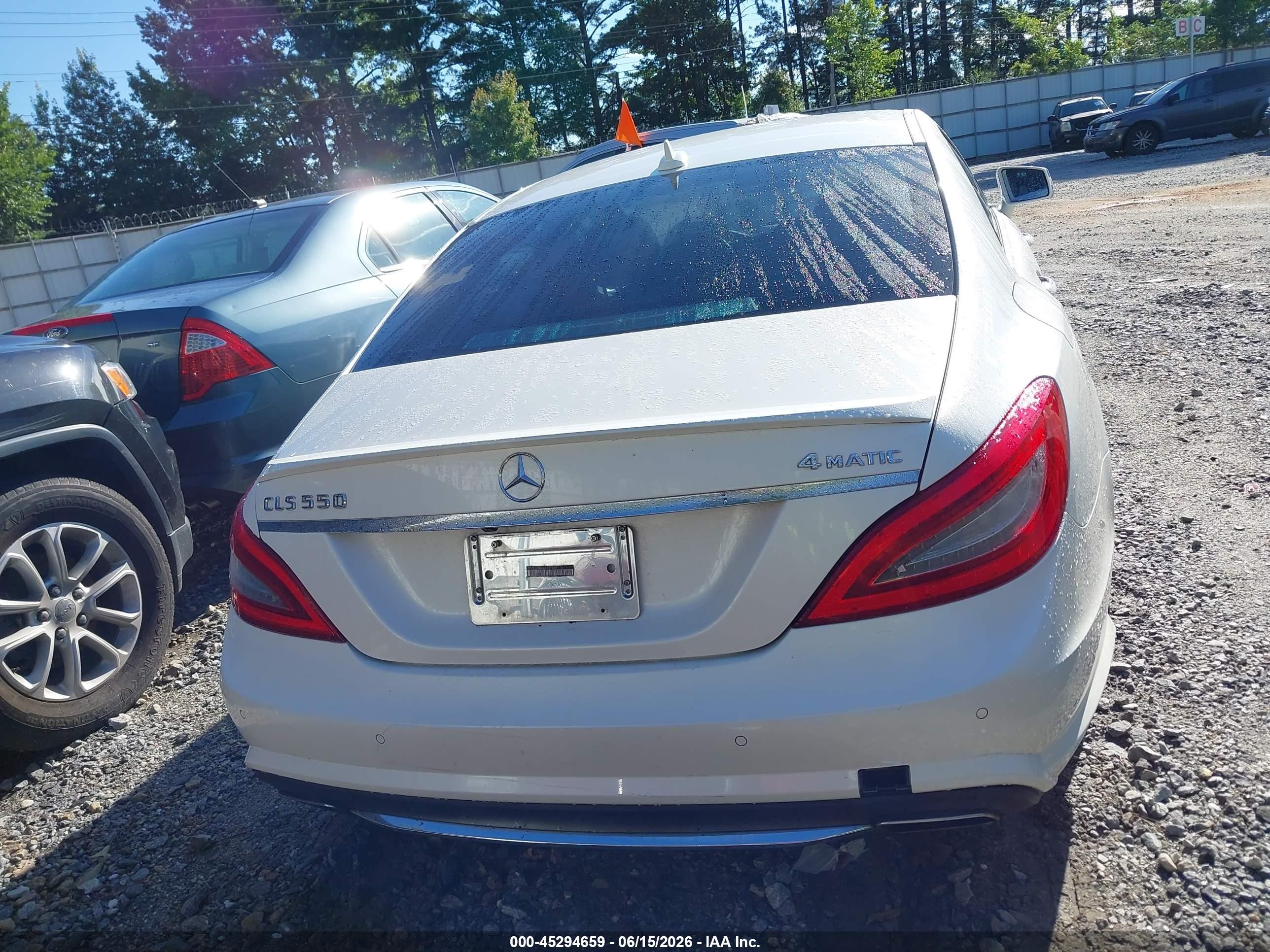 2014 Mercedes-benz Cls 550 4matic White vin: WDDLJ9BB1EA118904