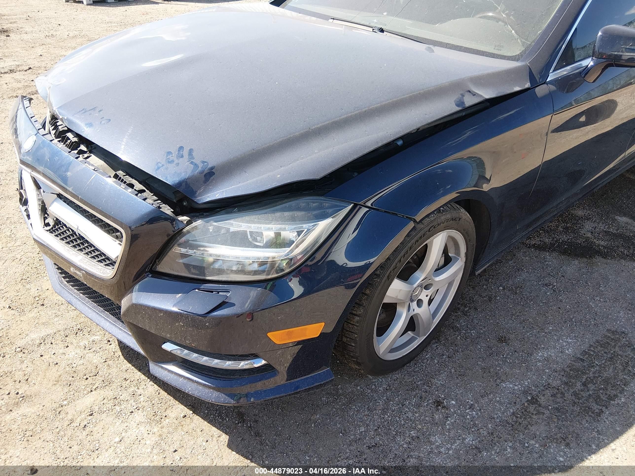2013 Mercedes-benz Cls 550 4matic Blue vin: WDDLJ9BB2DA078914