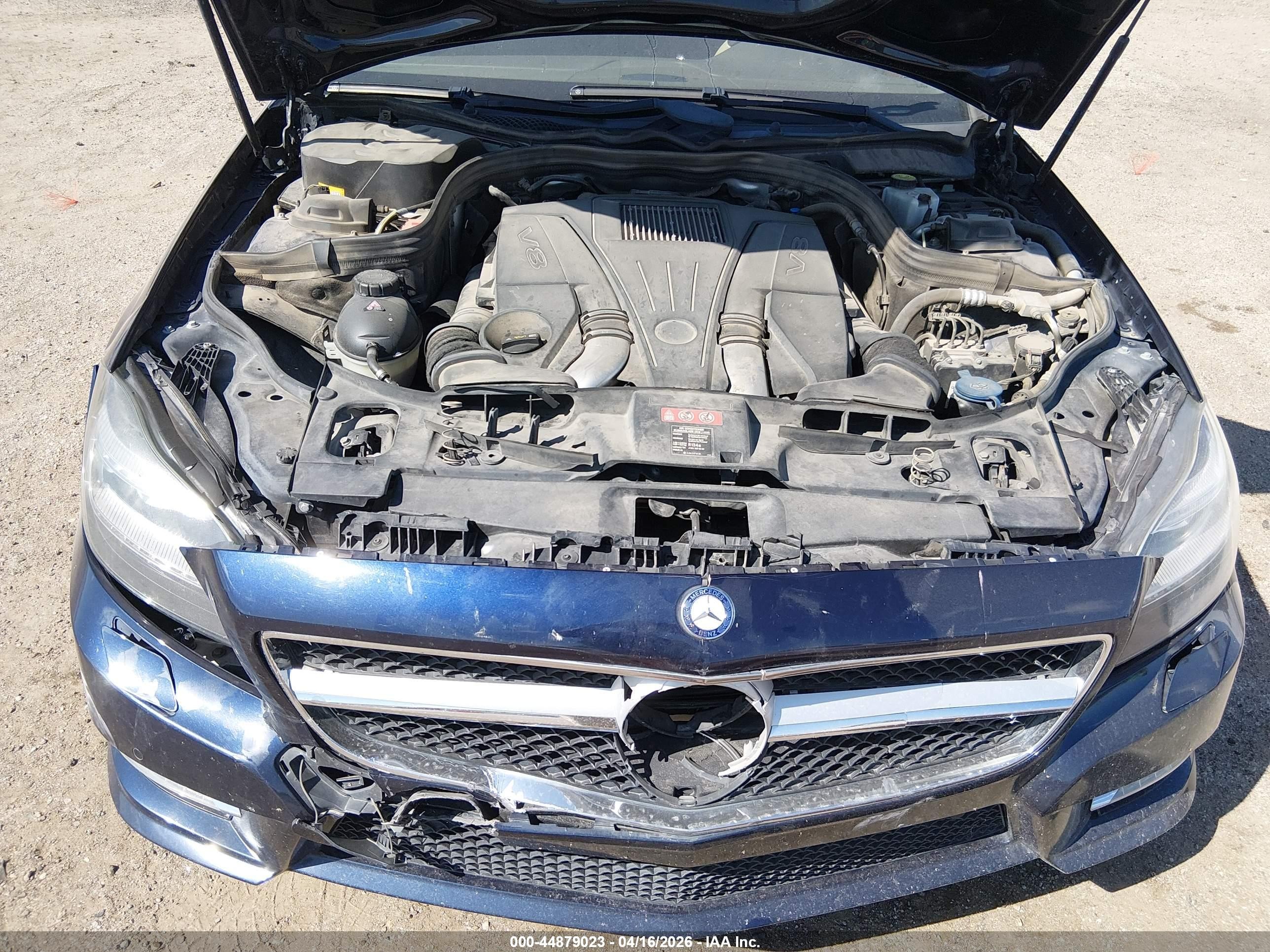 2013 Mercedes-benz Cls 550 4matic Blue vin: WDDLJ9BB2DA078914