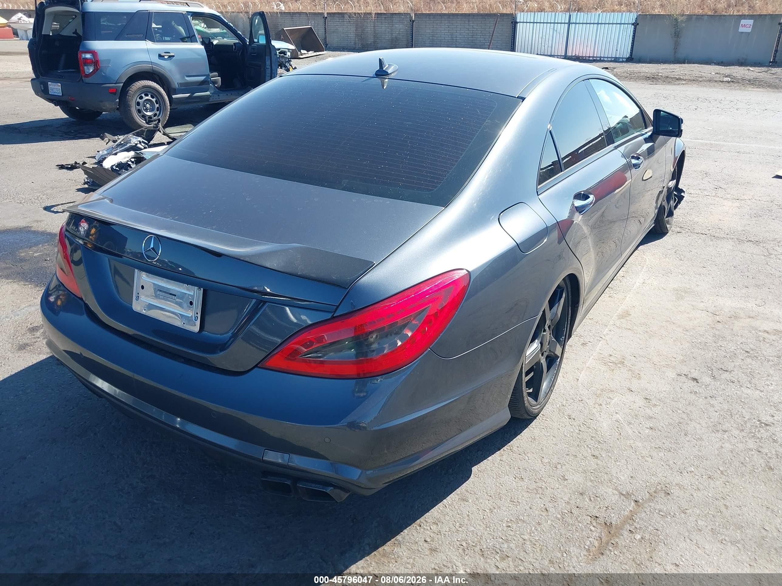 2013 Mercedes-benz Cls 550 4matic Gray vin: WDDLJ9BB2DA080937