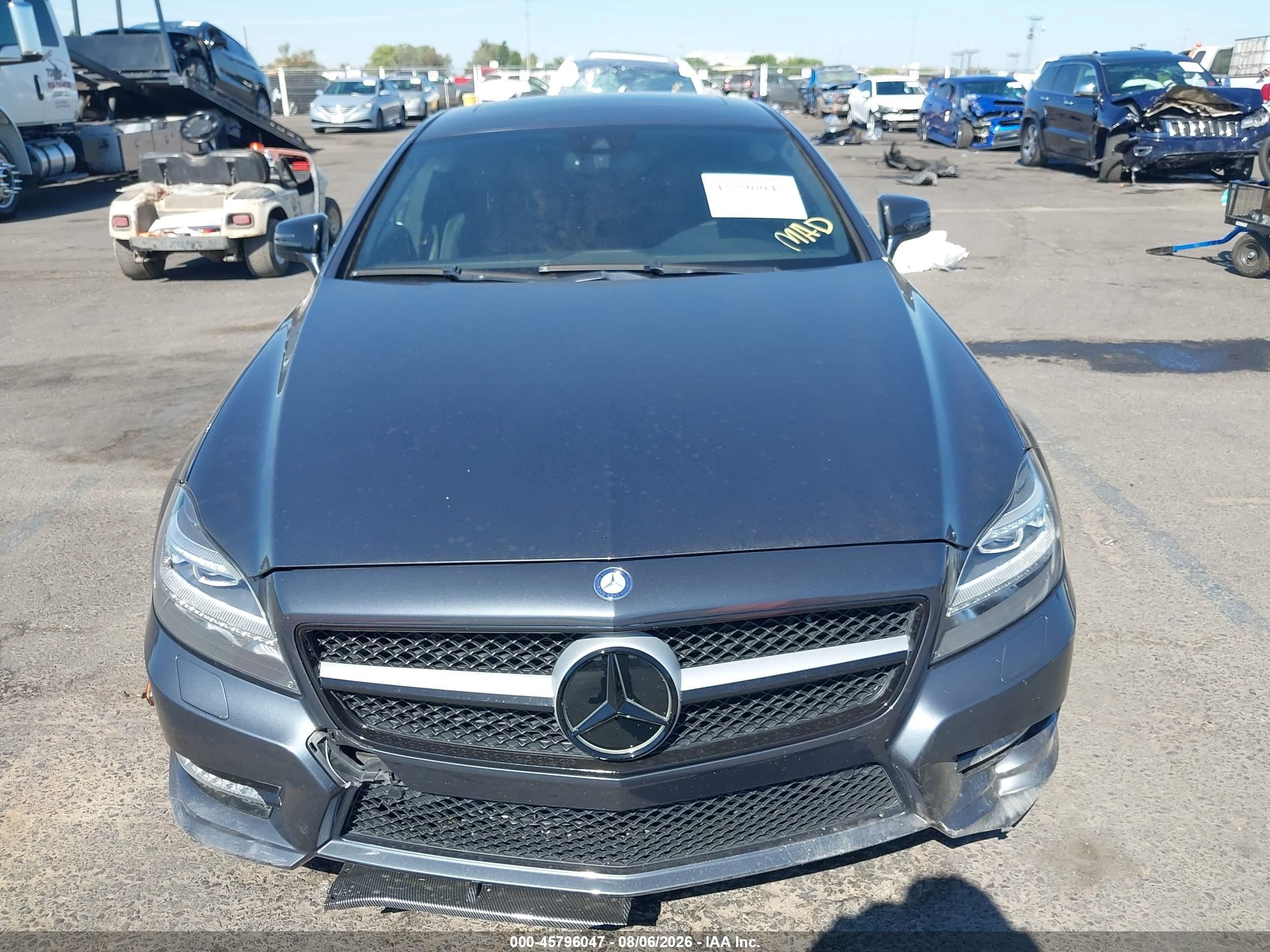 2013 Mercedes-benz Cls 550 4matic Gray vin: WDDLJ9BB2DA080937