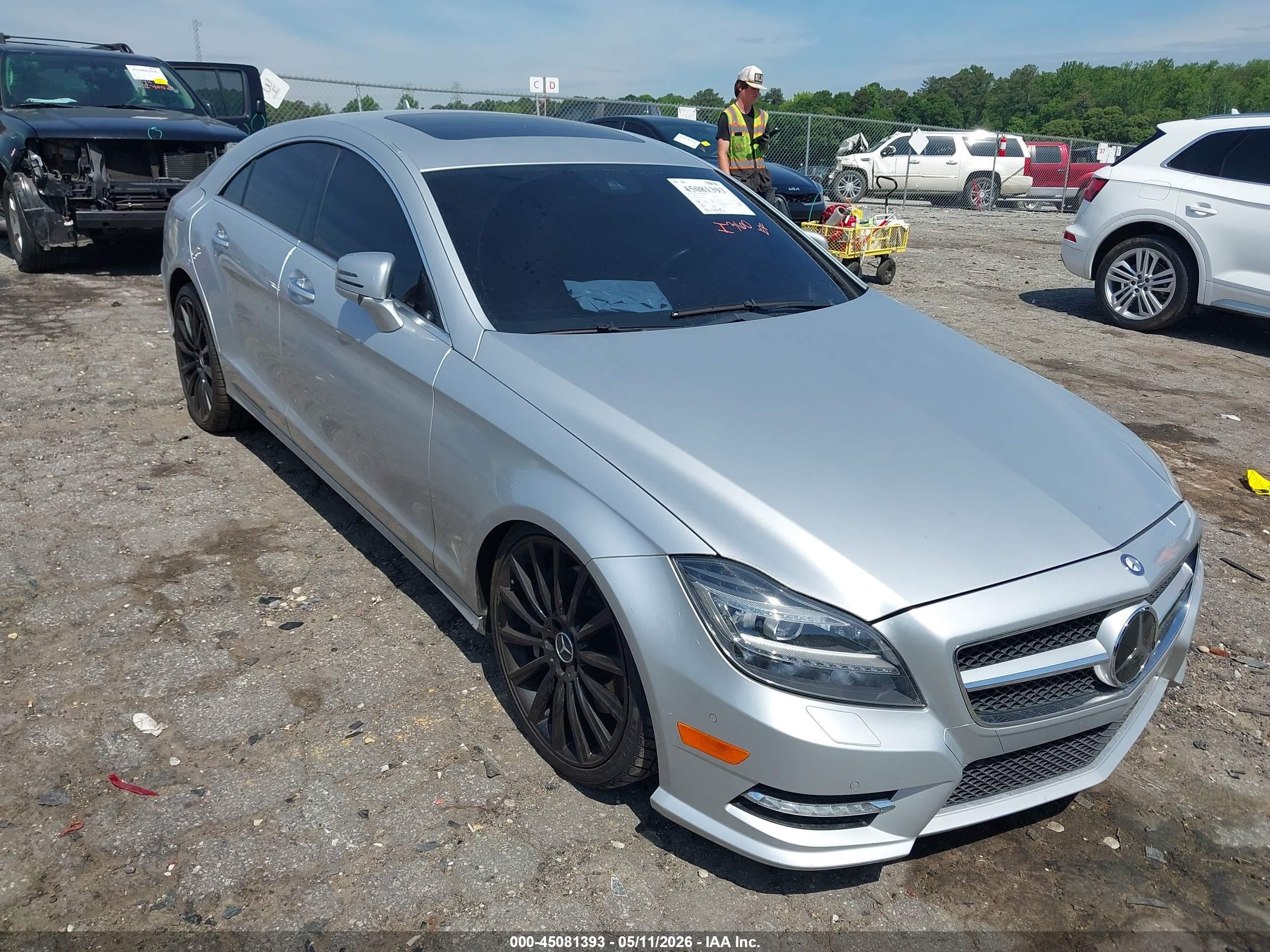 2013 Mercedes-benz Cls 550 4matic Silver vin: WDDLJ9BB3DA064813