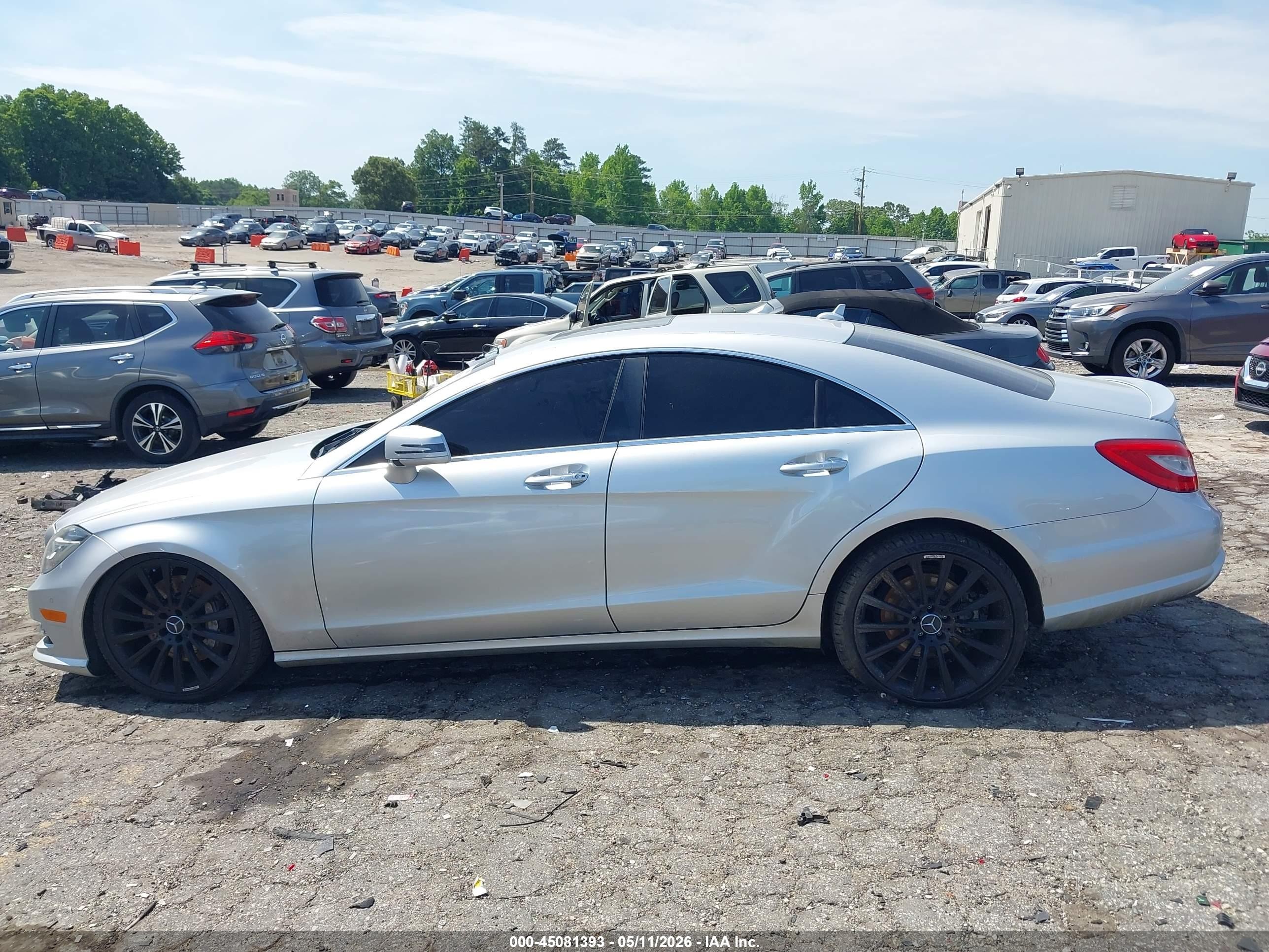 2013 Mercedes-benz Cls 550 4matic Silver vin: WDDLJ9BB3DA064813