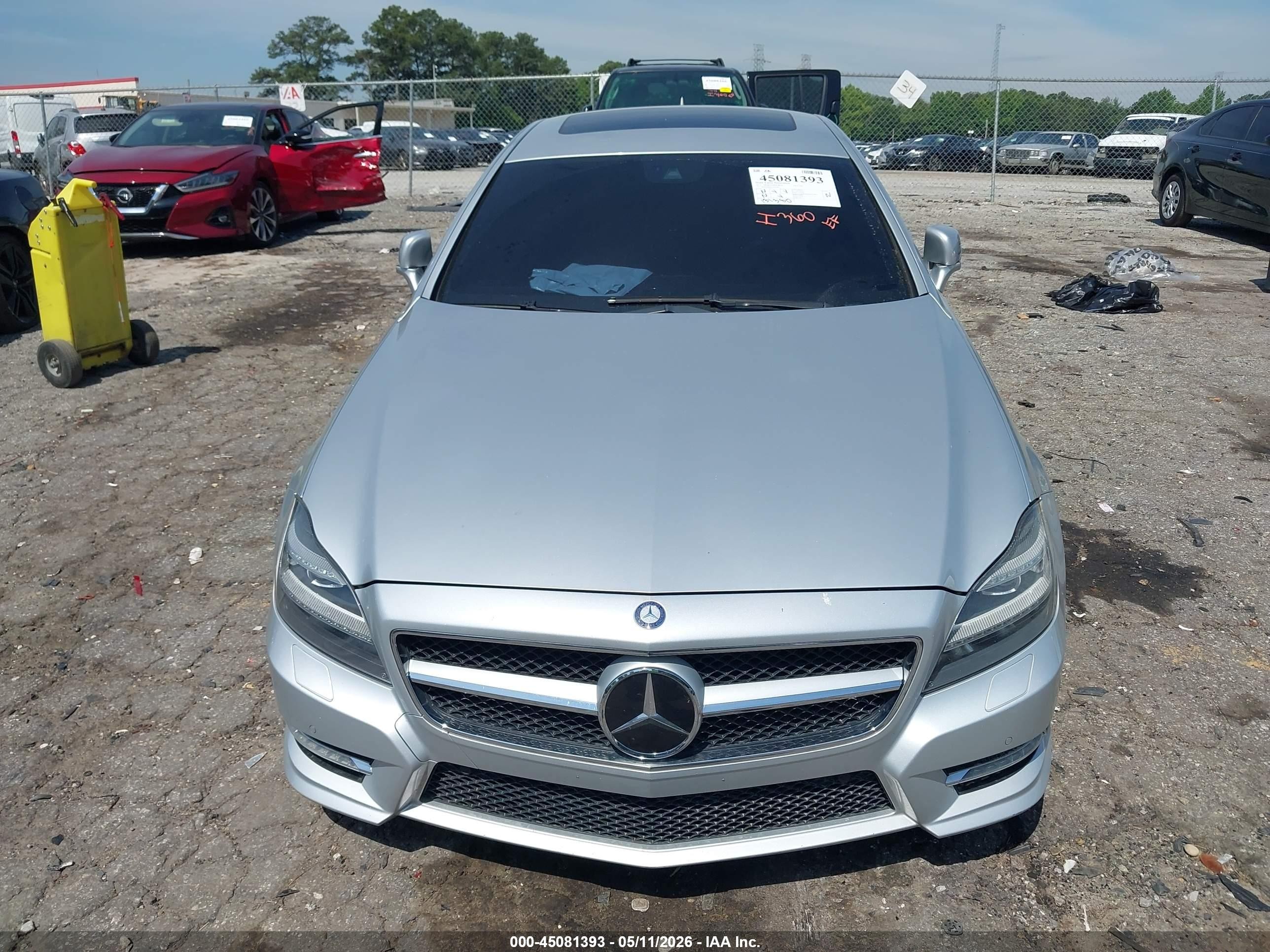 2013 Mercedes-benz Cls 550 4matic Silver vin: WDDLJ9BB3DA064813