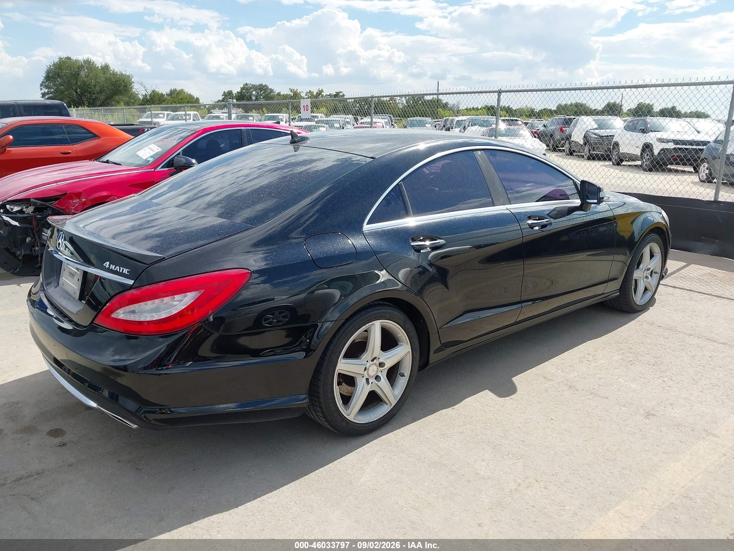 2013 Mercedes-benz Cls 550 4matic Black vin: WDDLJ9BB4DA063198