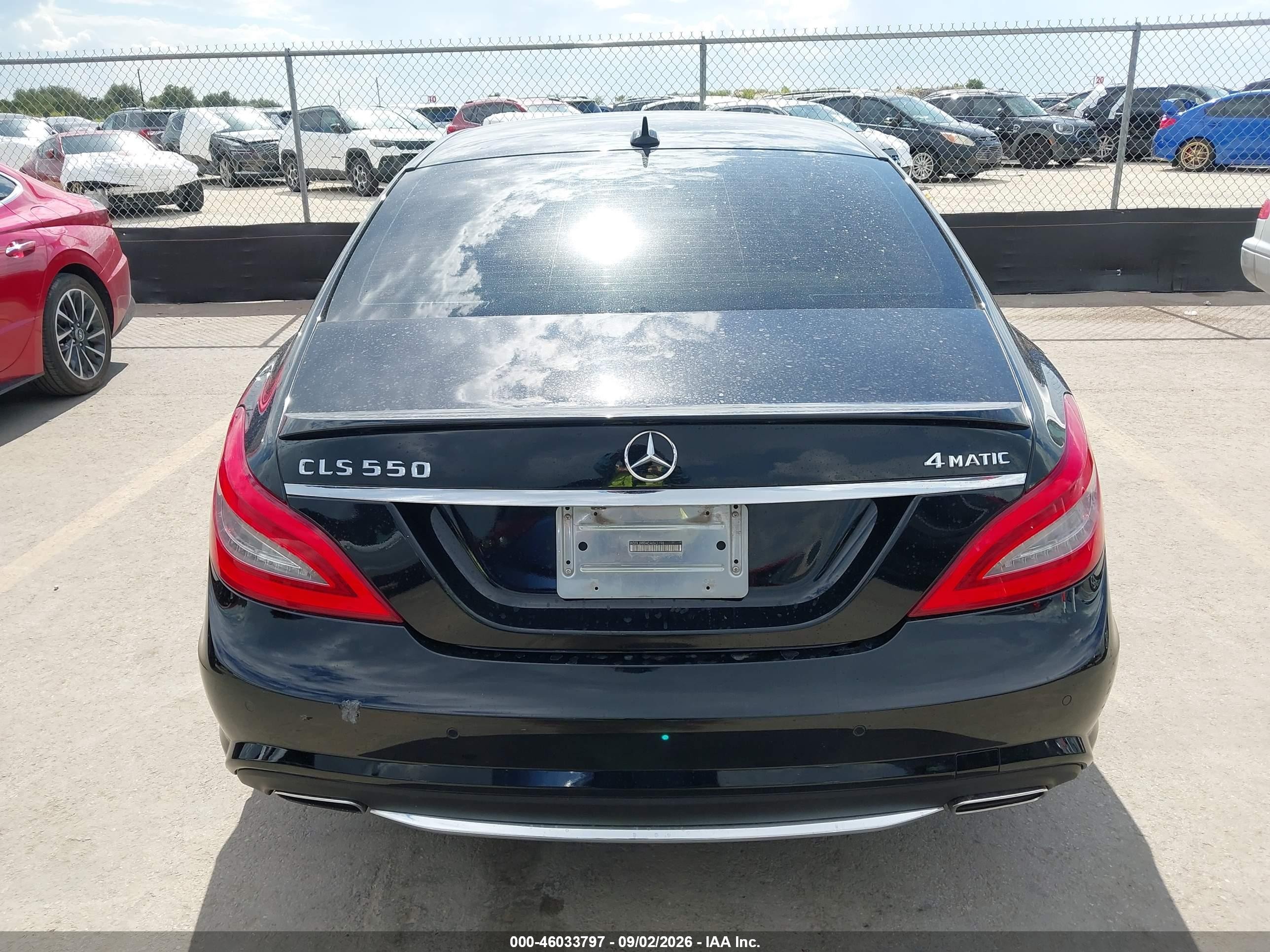 2013 Mercedes-benz Cls 550 4matic Black vin: WDDLJ9BB4DA063198