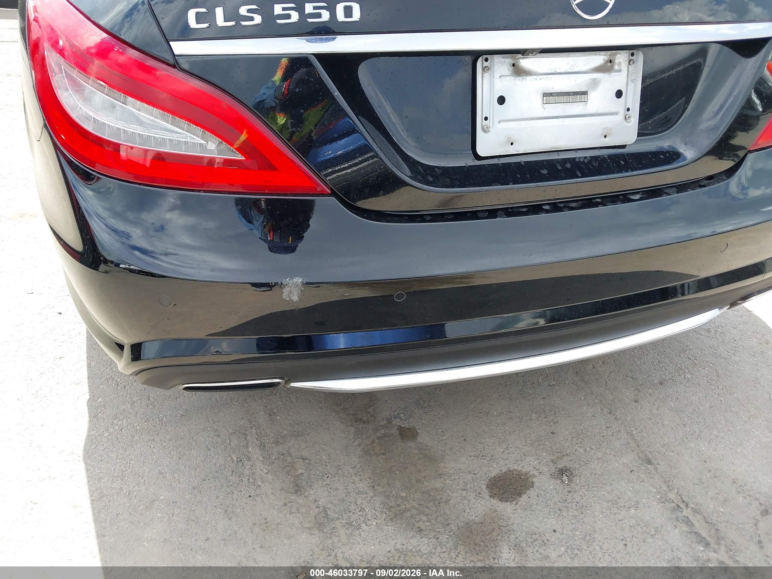 2013 Mercedes-benz Cls 550 4matic Black vin: WDDLJ9BB4DA063198