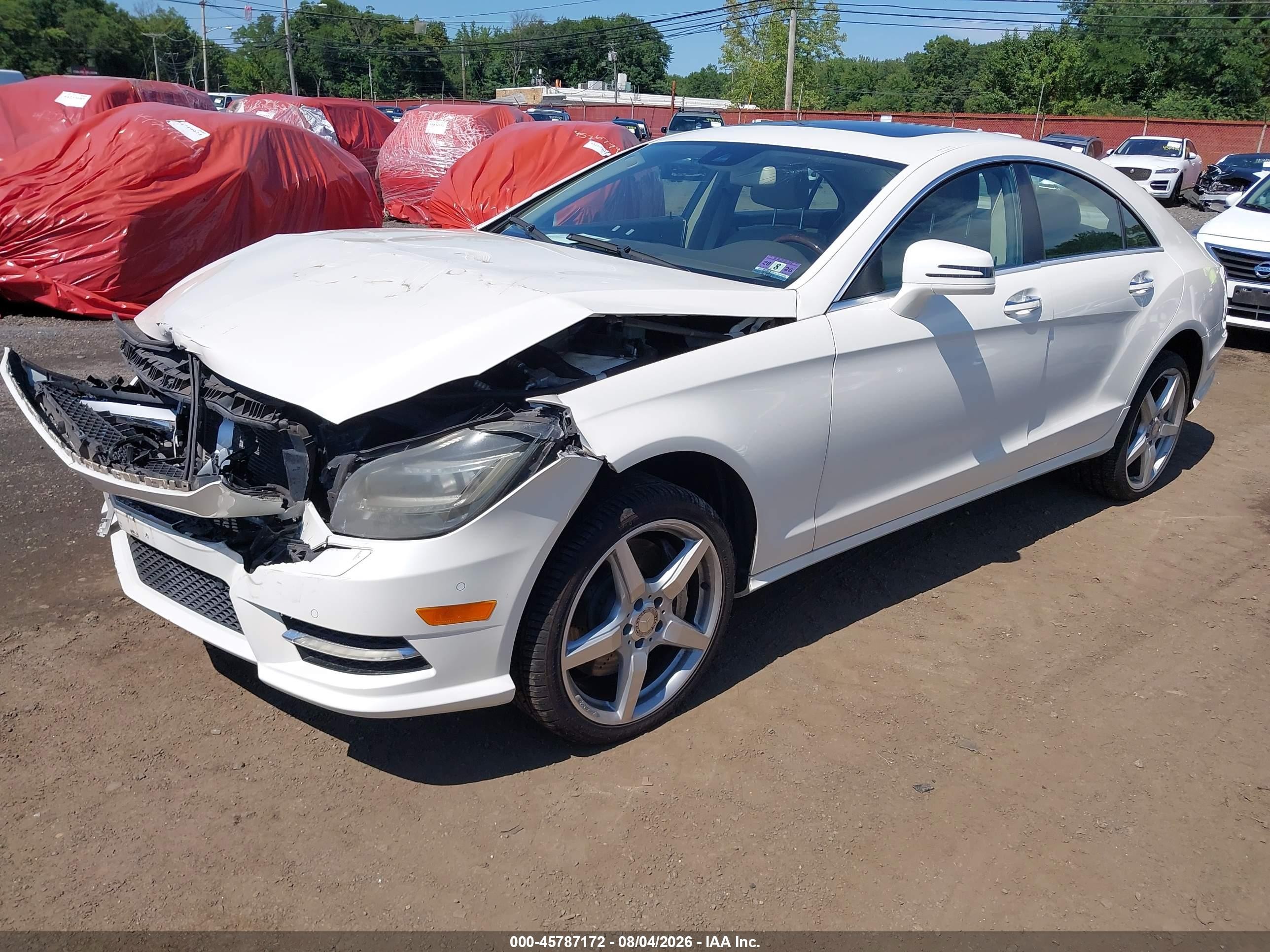 2013 Mercedes-benz Cls 550 4matic White vin: WDDLJ9BB4DA064576