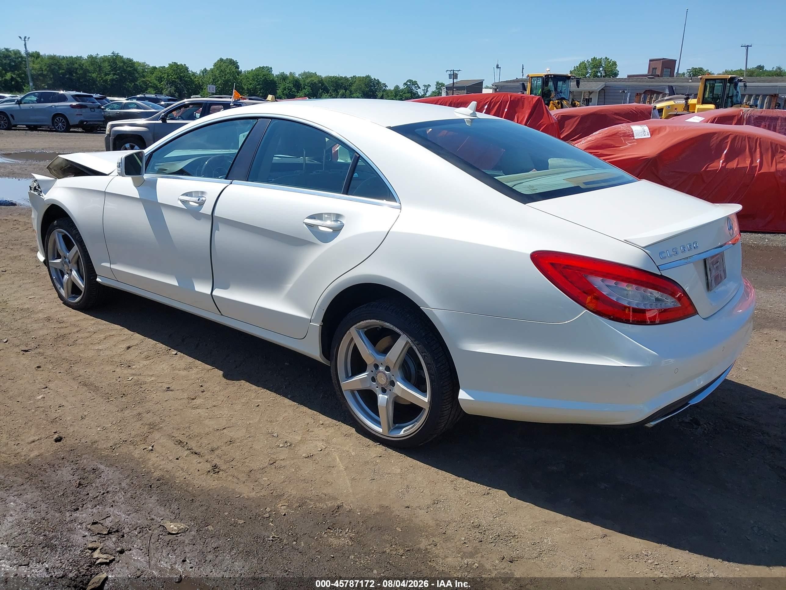 2013 Mercedes-benz Cls 550 4matic White vin: WDDLJ9BB4DA064576