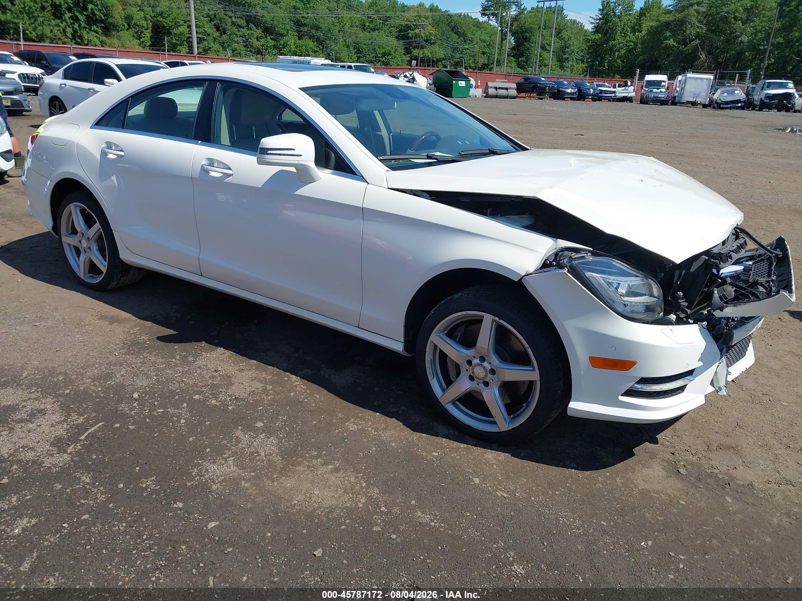 2013 Mercedes-benz Cls 550 4matic White vin: WDDLJ9BB4DA064576