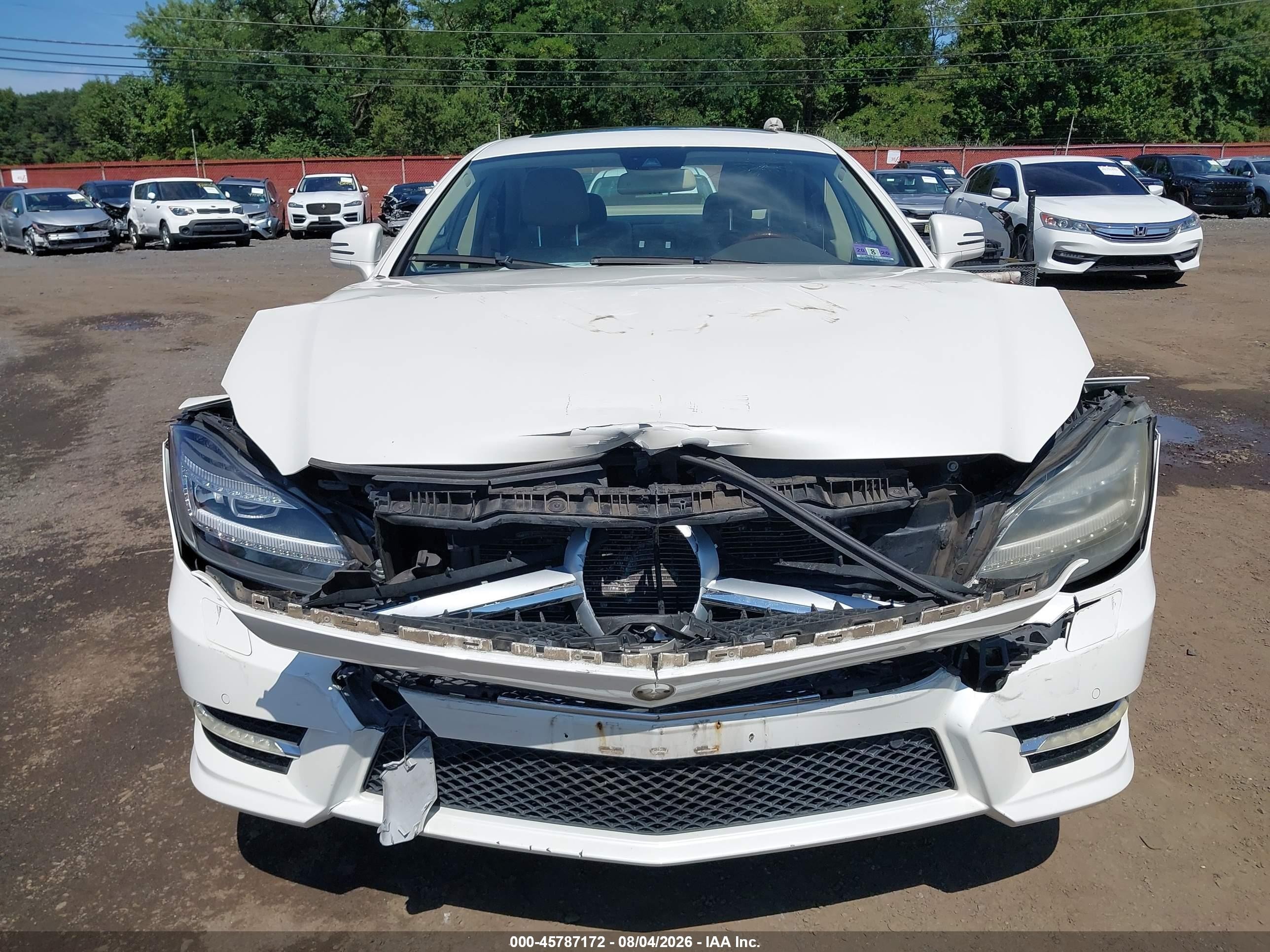 2013 Mercedes-benz Cls 550 4matic White vin: WDDLJ9BB4DA064576