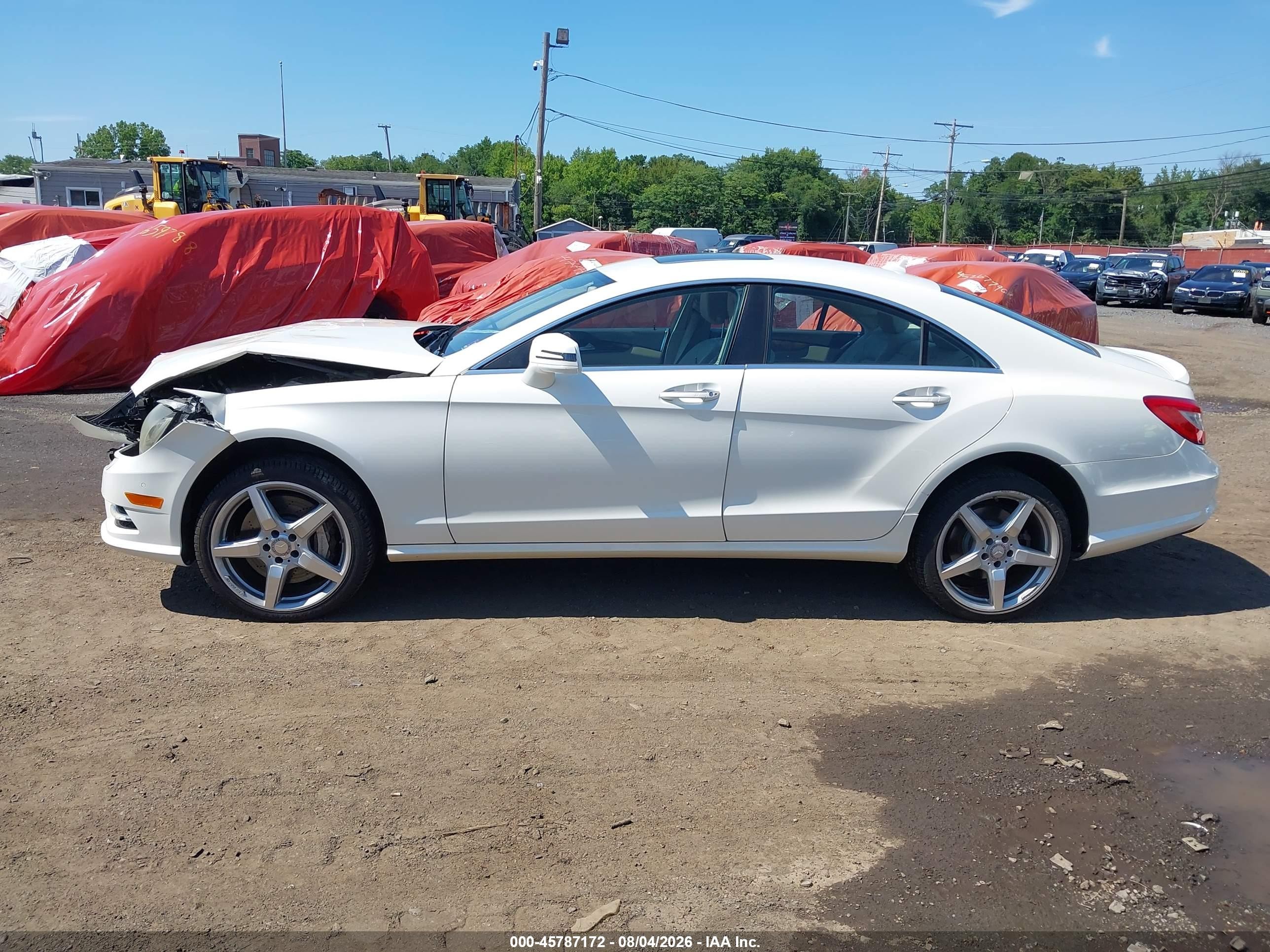 2013 Mercedes-benz Cls 550 4matic White vin: WDDLJ9BB4DA064576