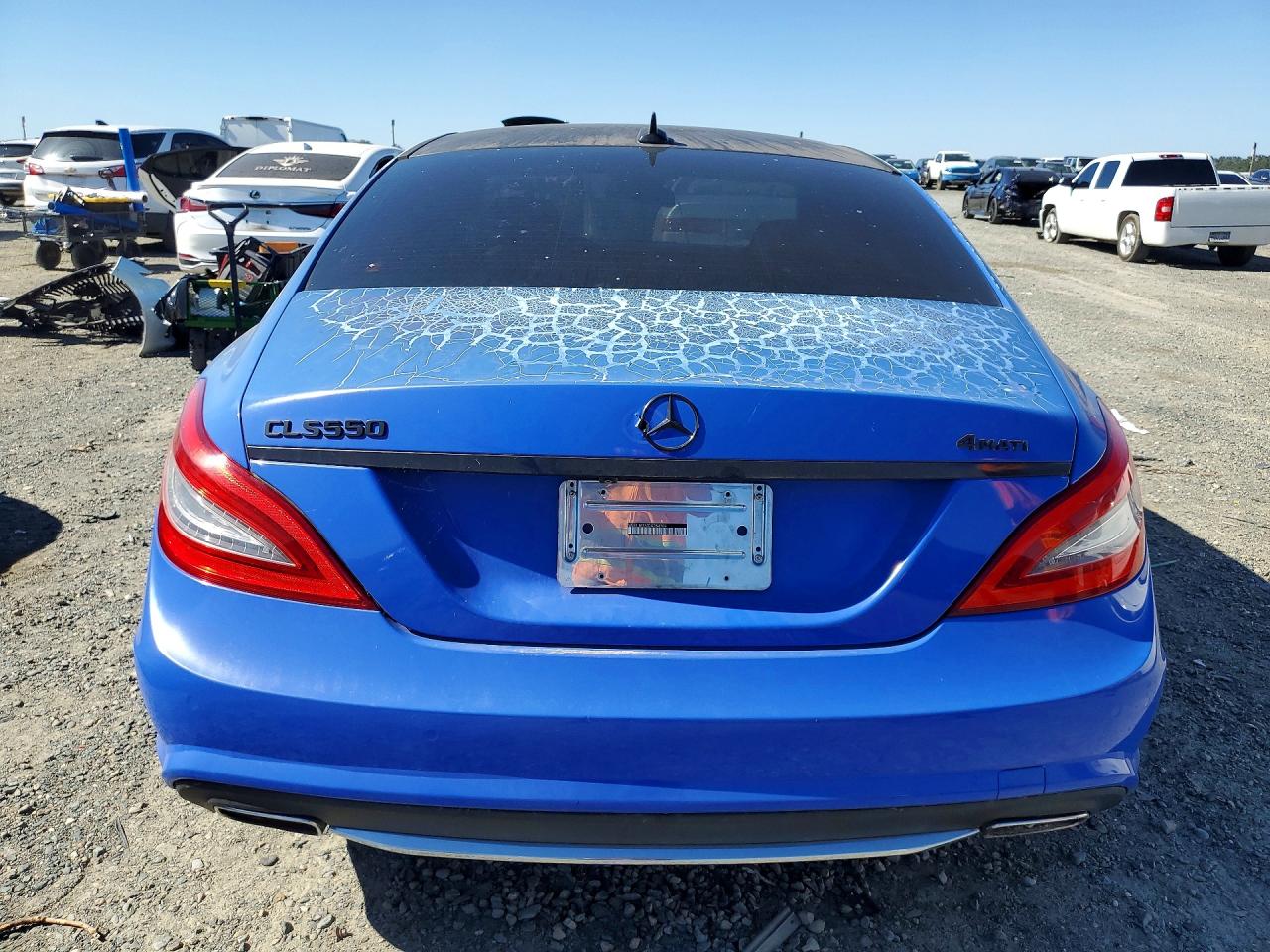 2013 Mercedes-benz Cls 550 4matic Blue vin: WDDLJ9BB4DA084309