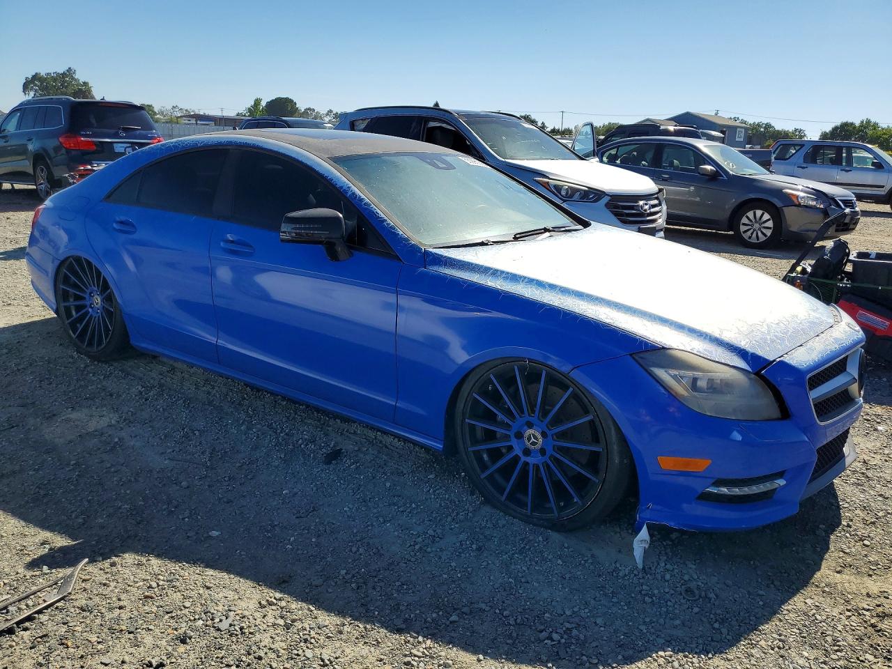 2013 Mercedes-benz Cls 550 4matic Blue vin: WDDLJ9BB4DA084309