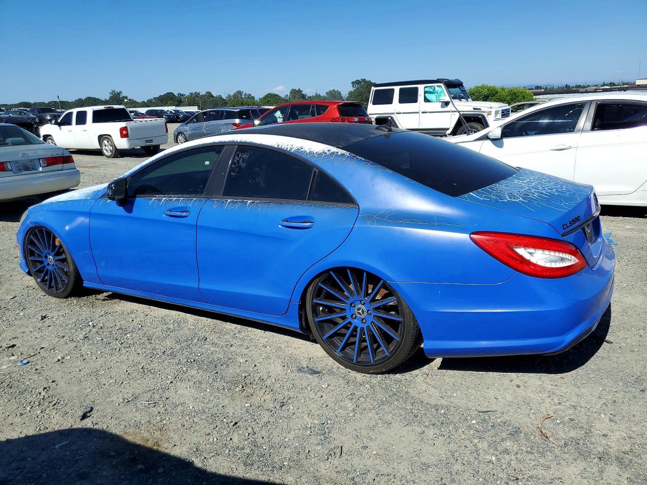 2013 Mercedes-benz Cls 550 4matic Blue vin: WDDLJ9BB4DA084309
