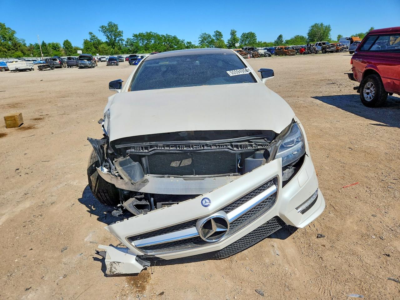 2014 Mercedes-benz Cls 550 4matic White vin: WDDLJ9BB4EA101031