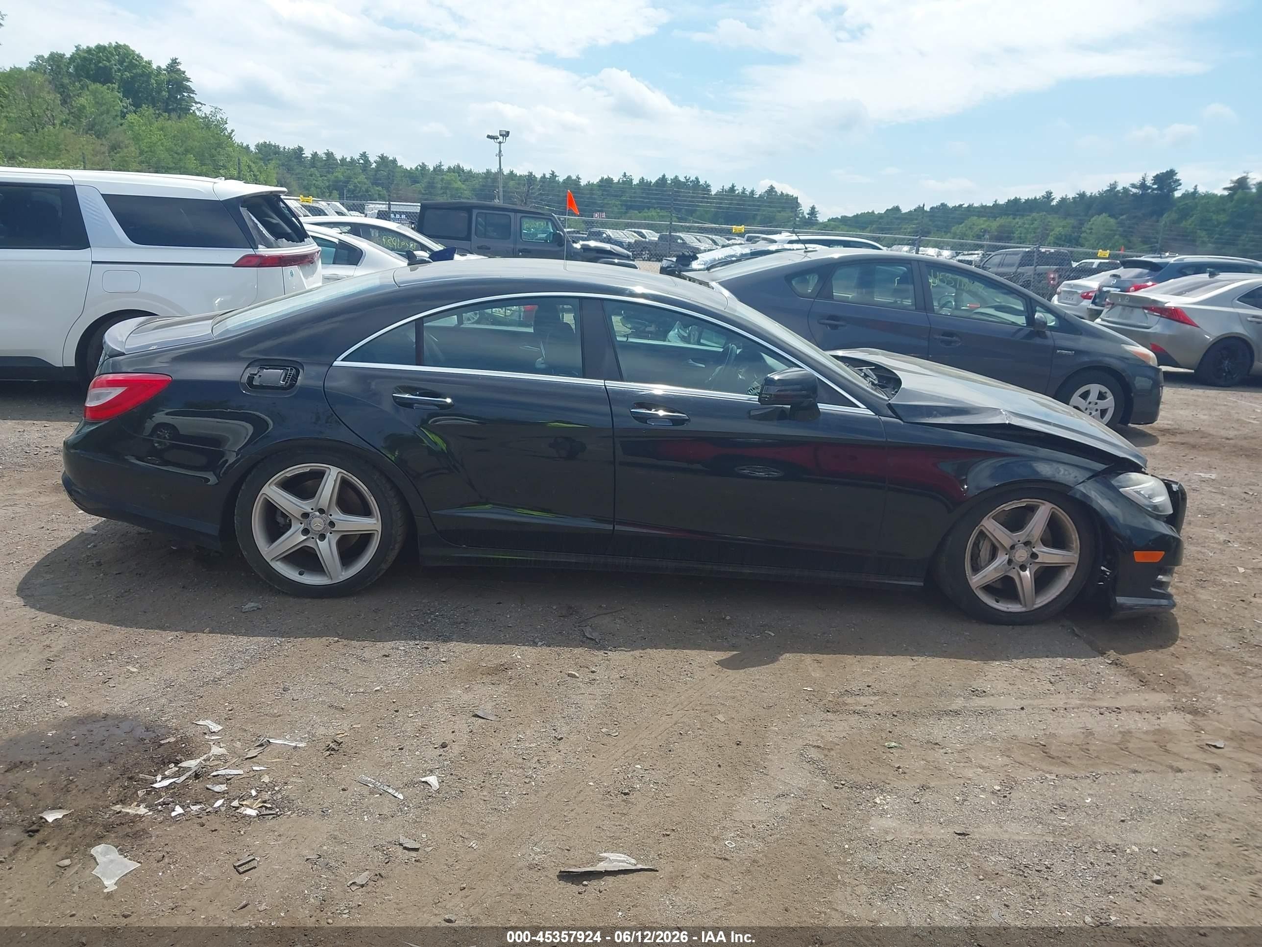 2014 Mercedes-benz Cls 550 4matic Black vin: WDDLJ9BB4EA110411
