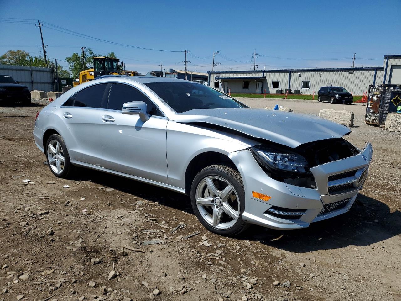 2014 Mercedes-benz Cls 550 4matic Silver vin: WDDLJ9BB4EA126348