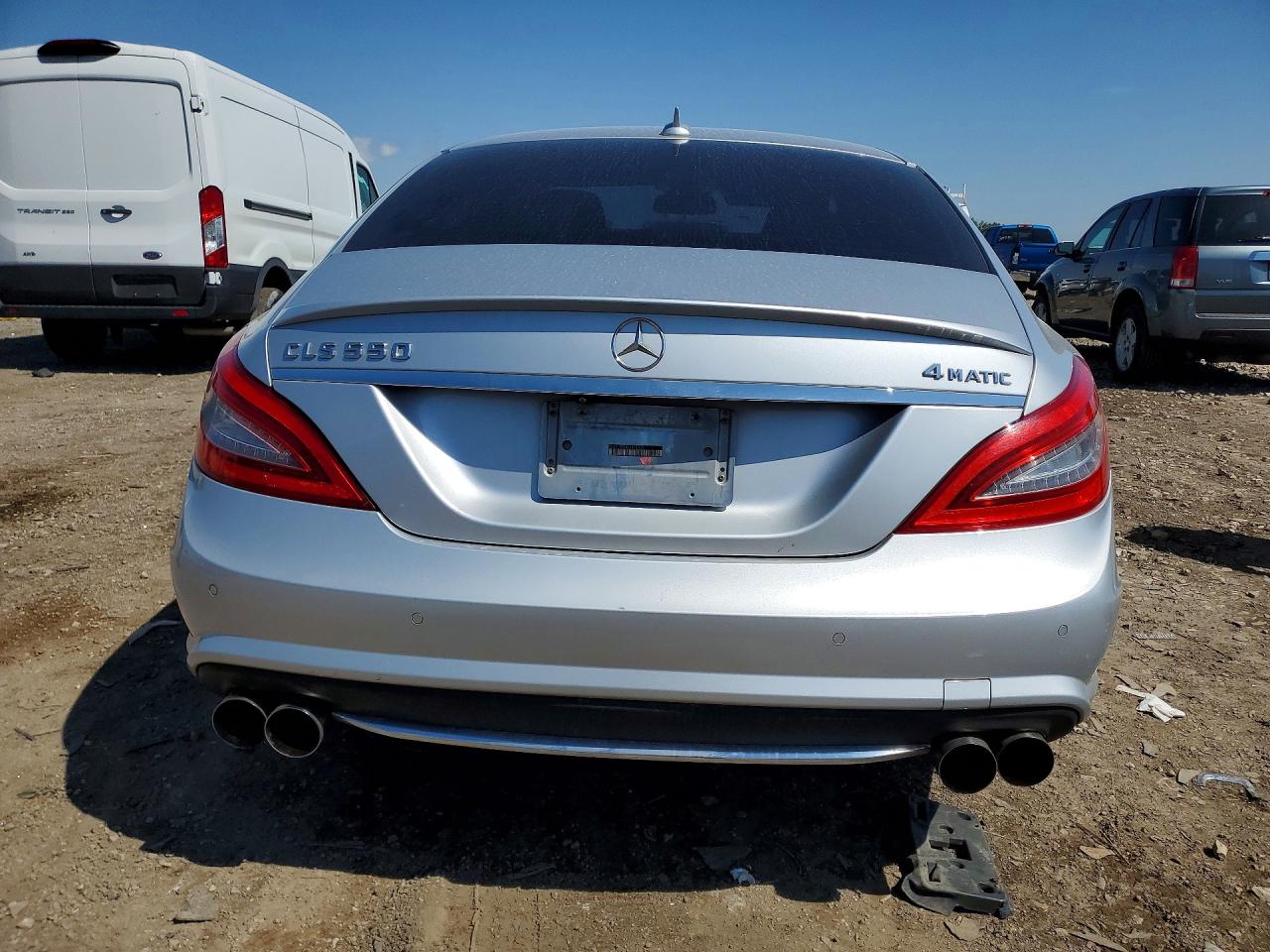 2014 Mercedes-benz Cls 550 4matic Silver vin: WDDLJ9BB4EA126348