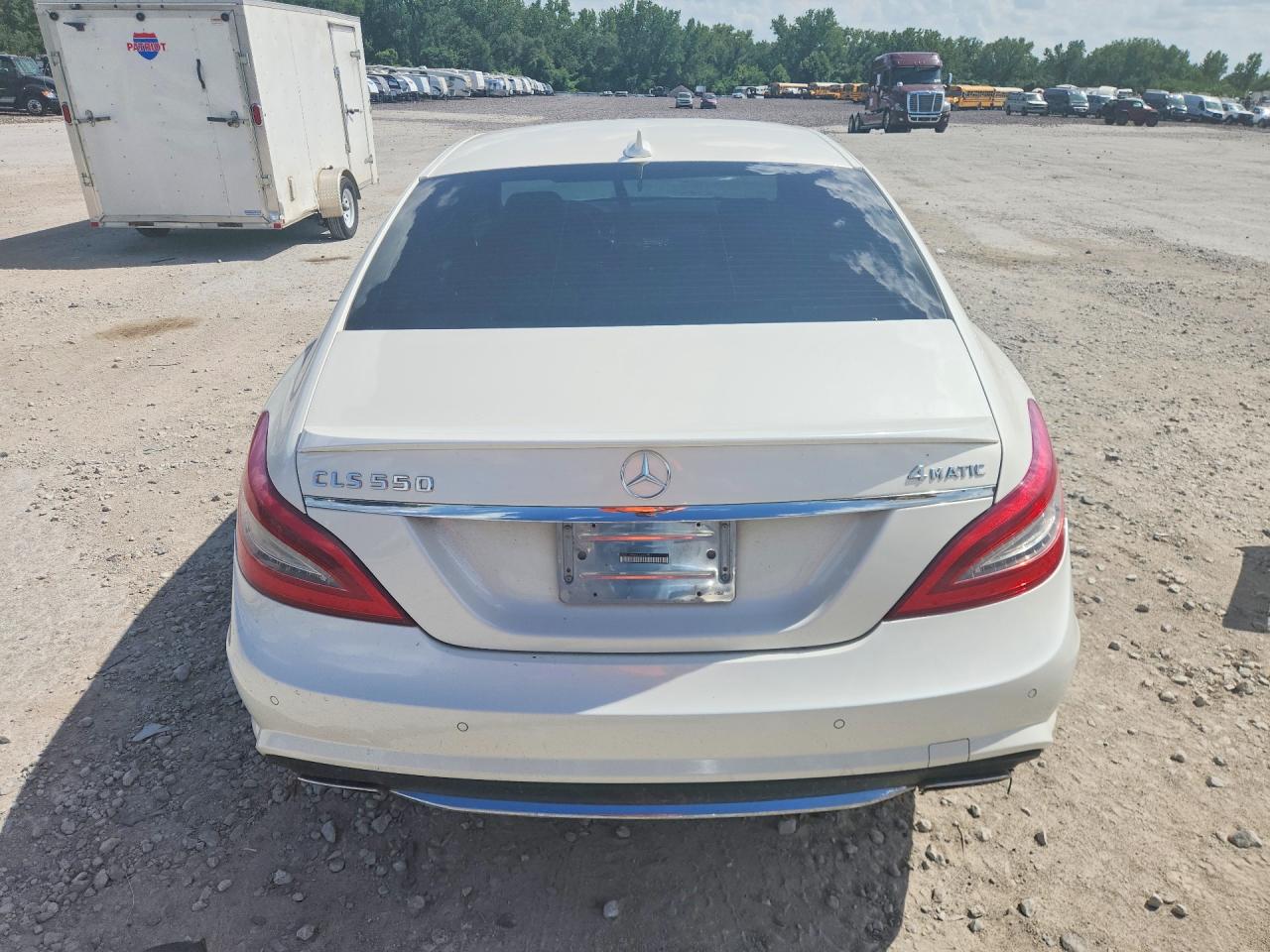 2012 Mercedes-benz Cls 550 4matic White vin: WDDLJ9BB5CA042701