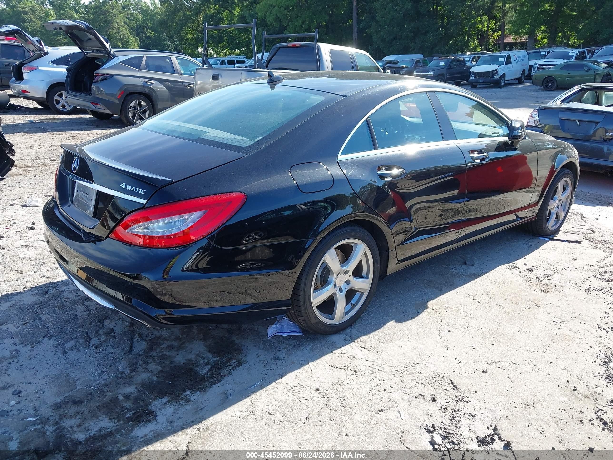 2013 Mercedes-benz Cls 550 4matic Black vin: WDDLJ9BB5DA068099