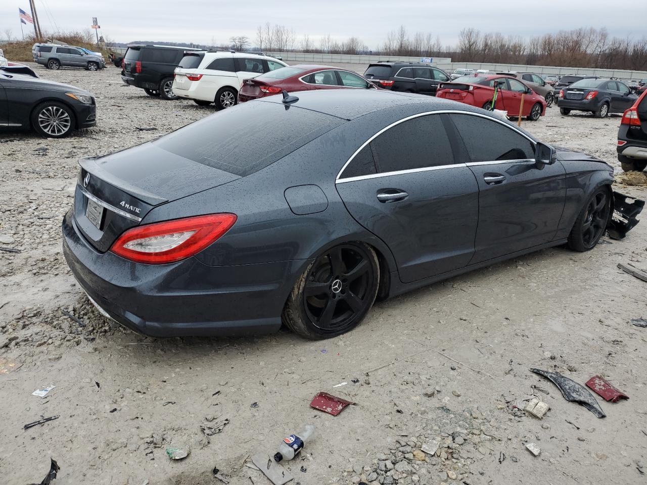 2013 Mercedes-benz Cls 550 4matic Gray vin: WDDLJ9BB5DA074954