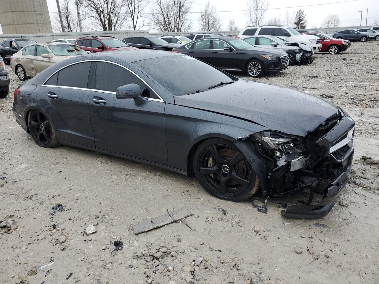 2013 Mercedes-benz Cls 550 4matic Gray vin: WDDLJ9BB5DA074954