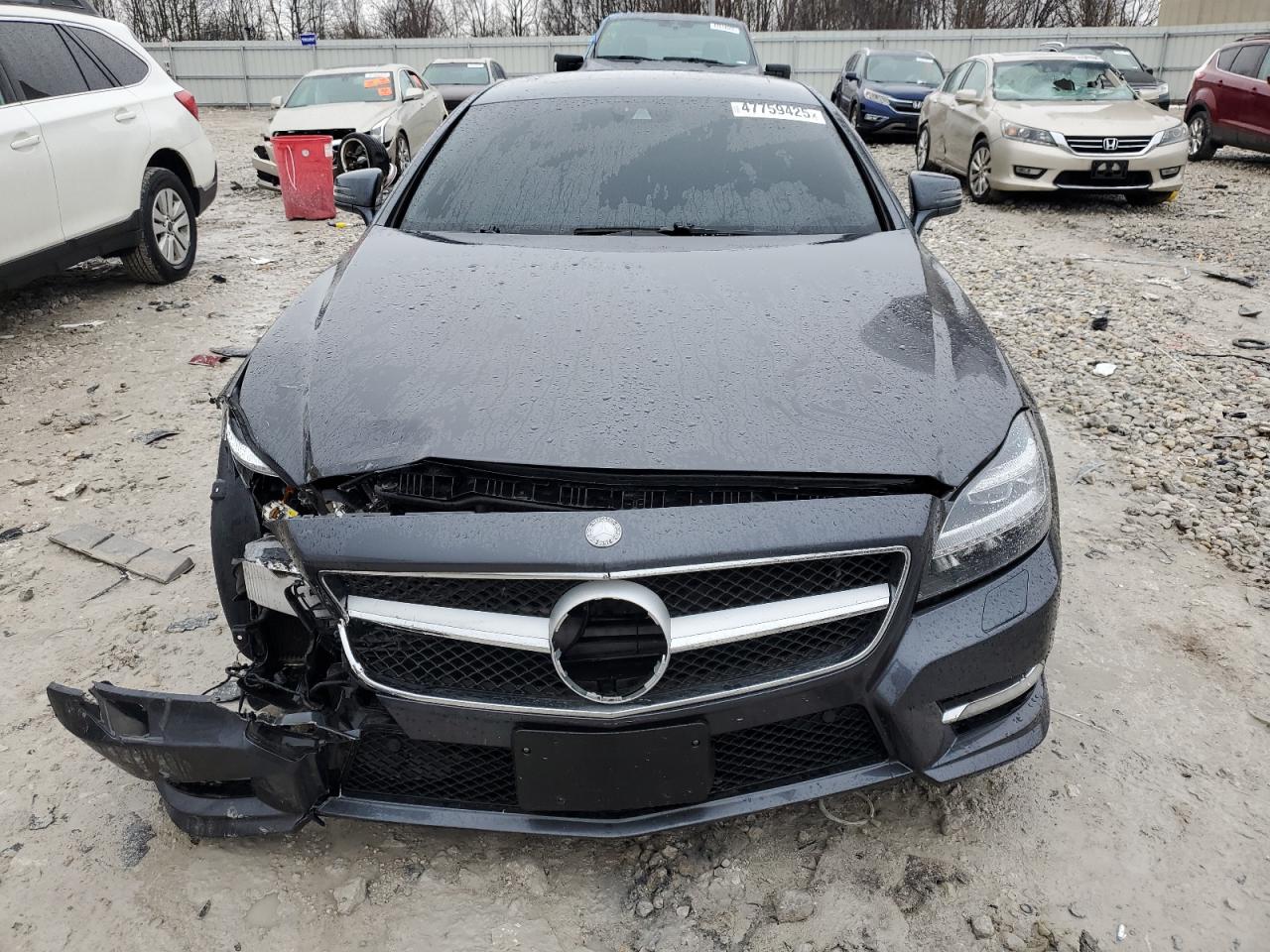 2013 Mercedes-benz Cls 550 4matic Gray vin: WDDLJ9BB5DA074954