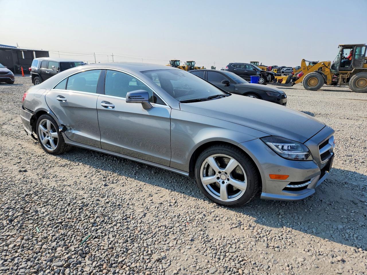 2013 Mercedes-benz Cls 550 4matic Silver vin: WDDLJ9BB5DA075473