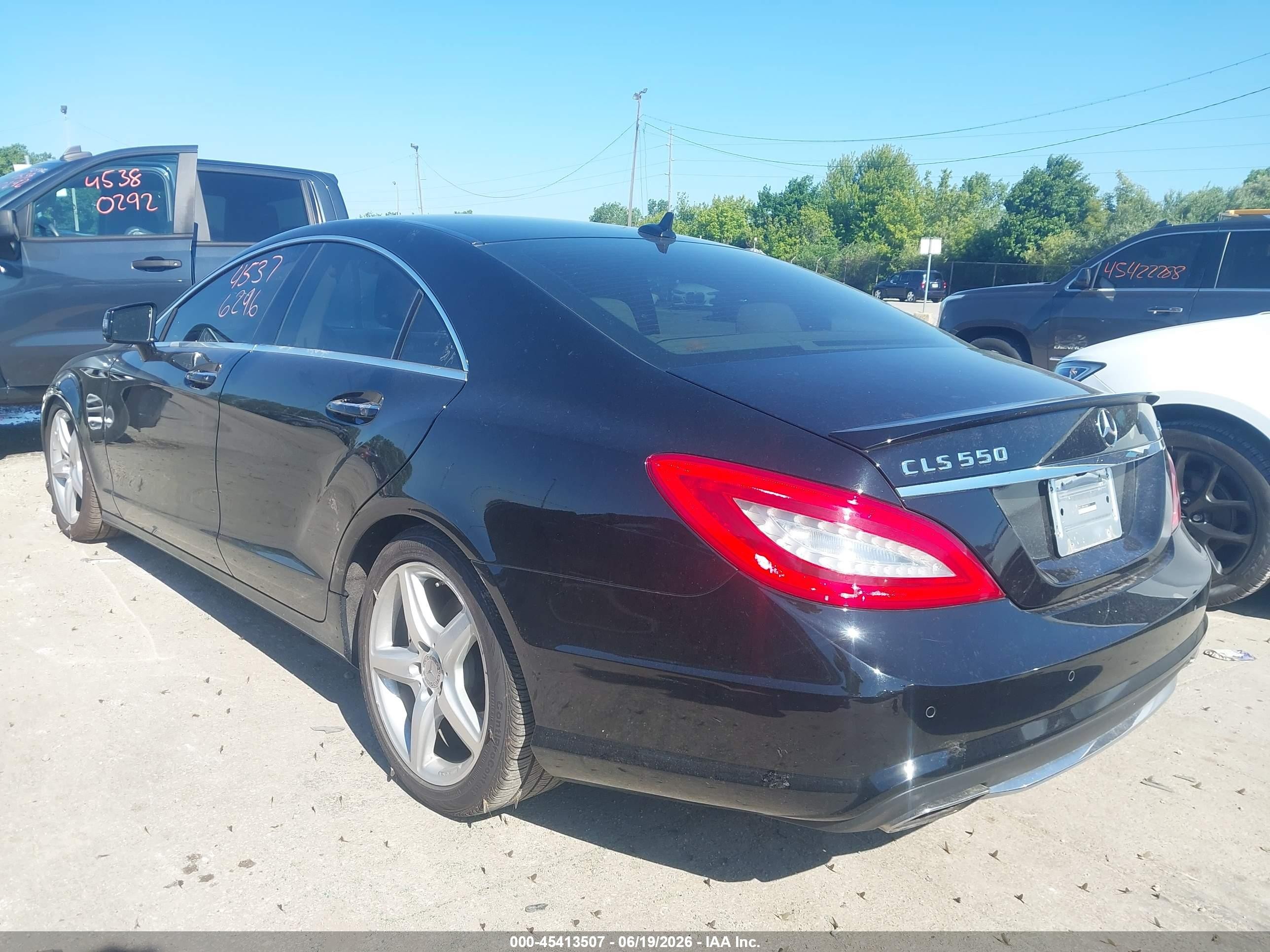 2013 Mercedes-benz Cls 550 4matic Black vin: WDDLJ9BB6DA064711