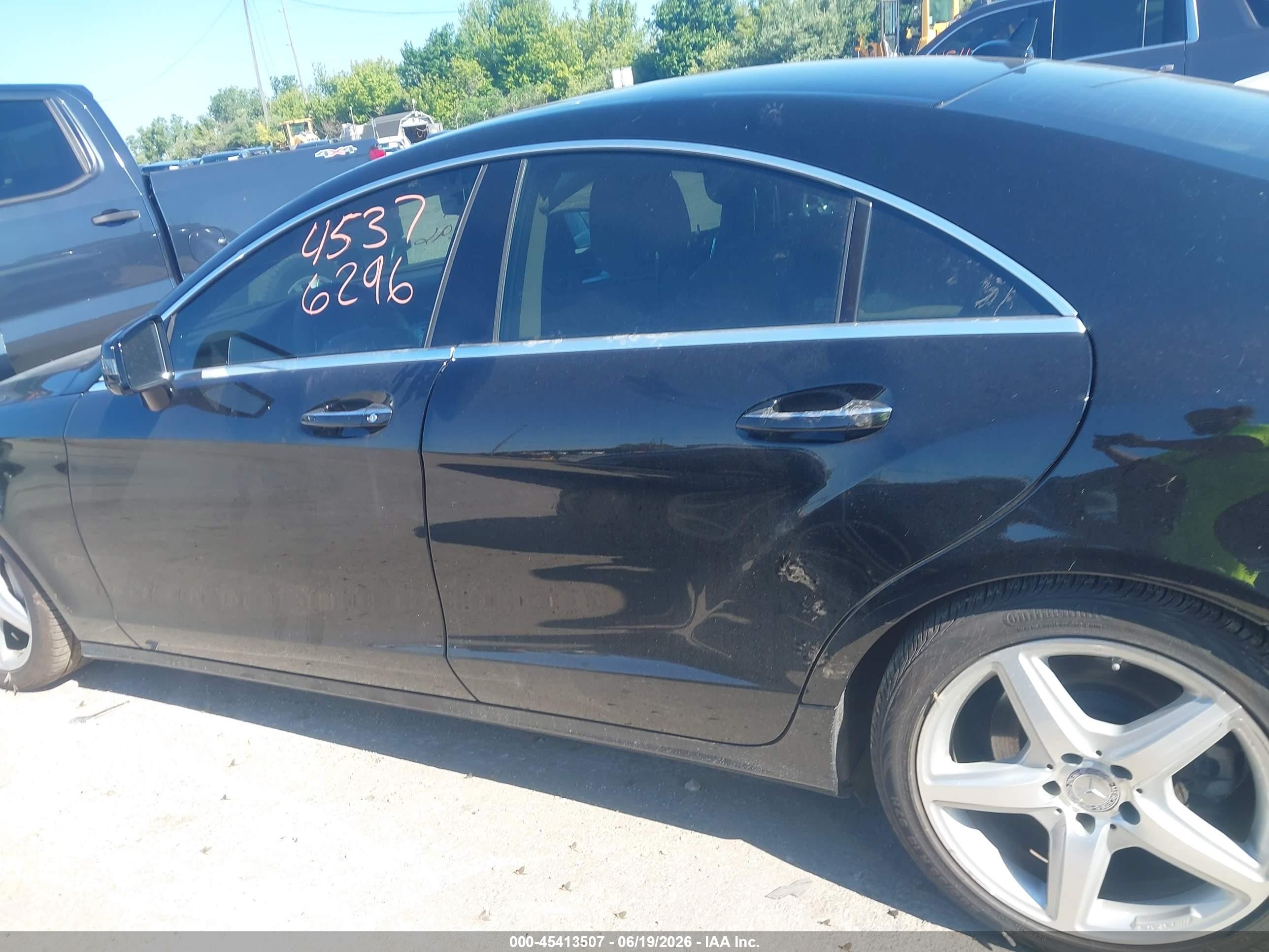 2013 Mercedes-benz Cls 550 4matic Black vin: WDDLJ9BB6DA064711
