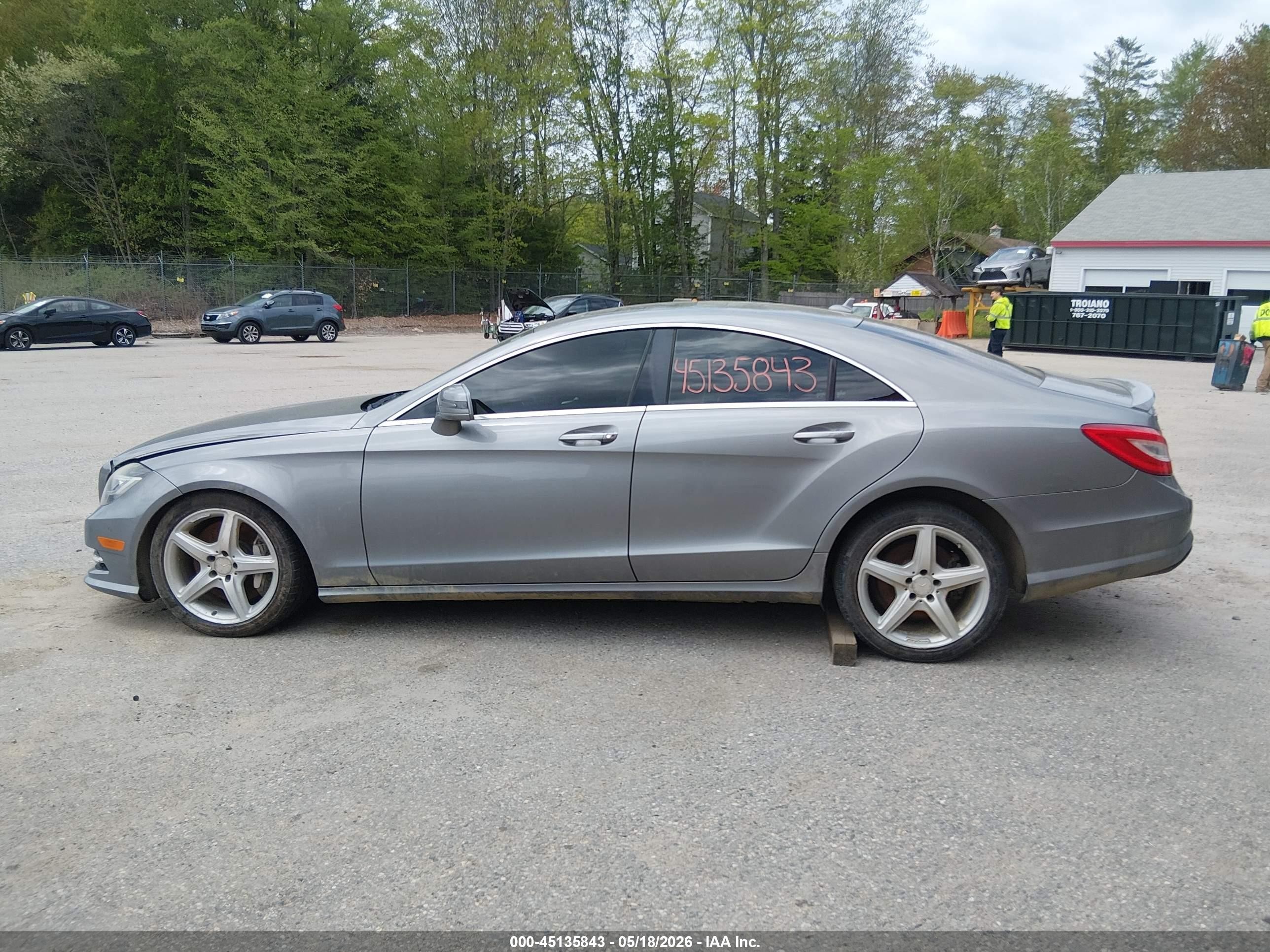 2014 Mercedes-benz Cls 550 4matic Silver vin: WDDLJ9BB6EA099024