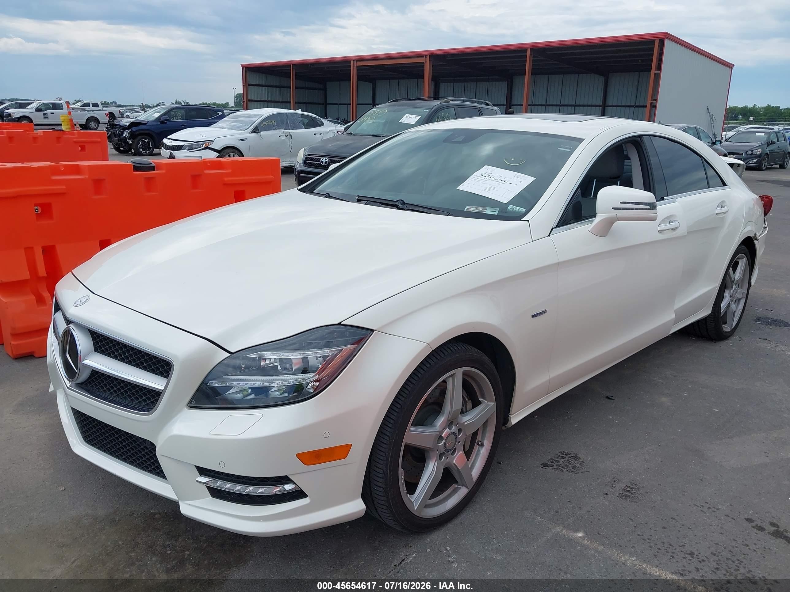 2012 Mercedes-benz Cls 550 4matic White vin: WDDLJ9BB7CA047222
