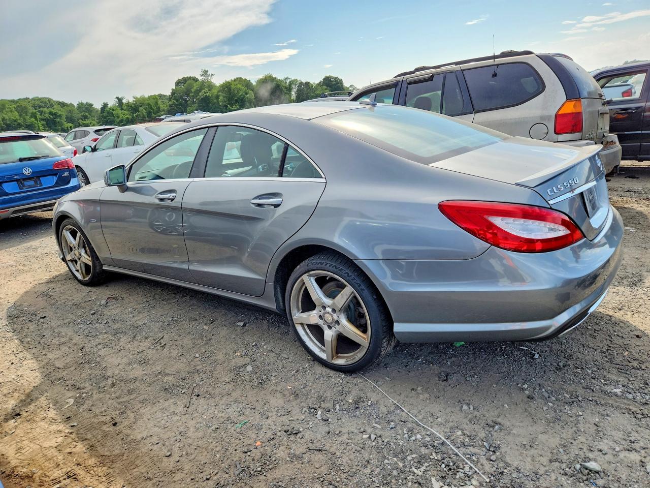 2012 Mercedes-benz Cls 550 4matic Silver vin: WDDLJ9BB7CA047401