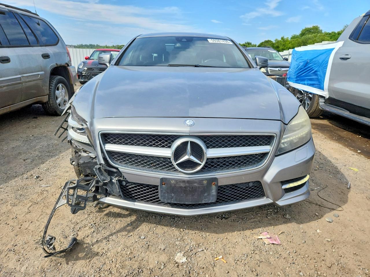 2012 Mercedes-benz Cls 550 4matic Silver vin: WDDLJ9BB7CA047401
