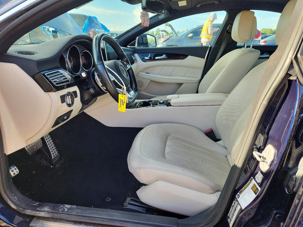 2017 Mercedes-benz Cls 550 4matic Синий vin: WDDLJ9BB7HA198441