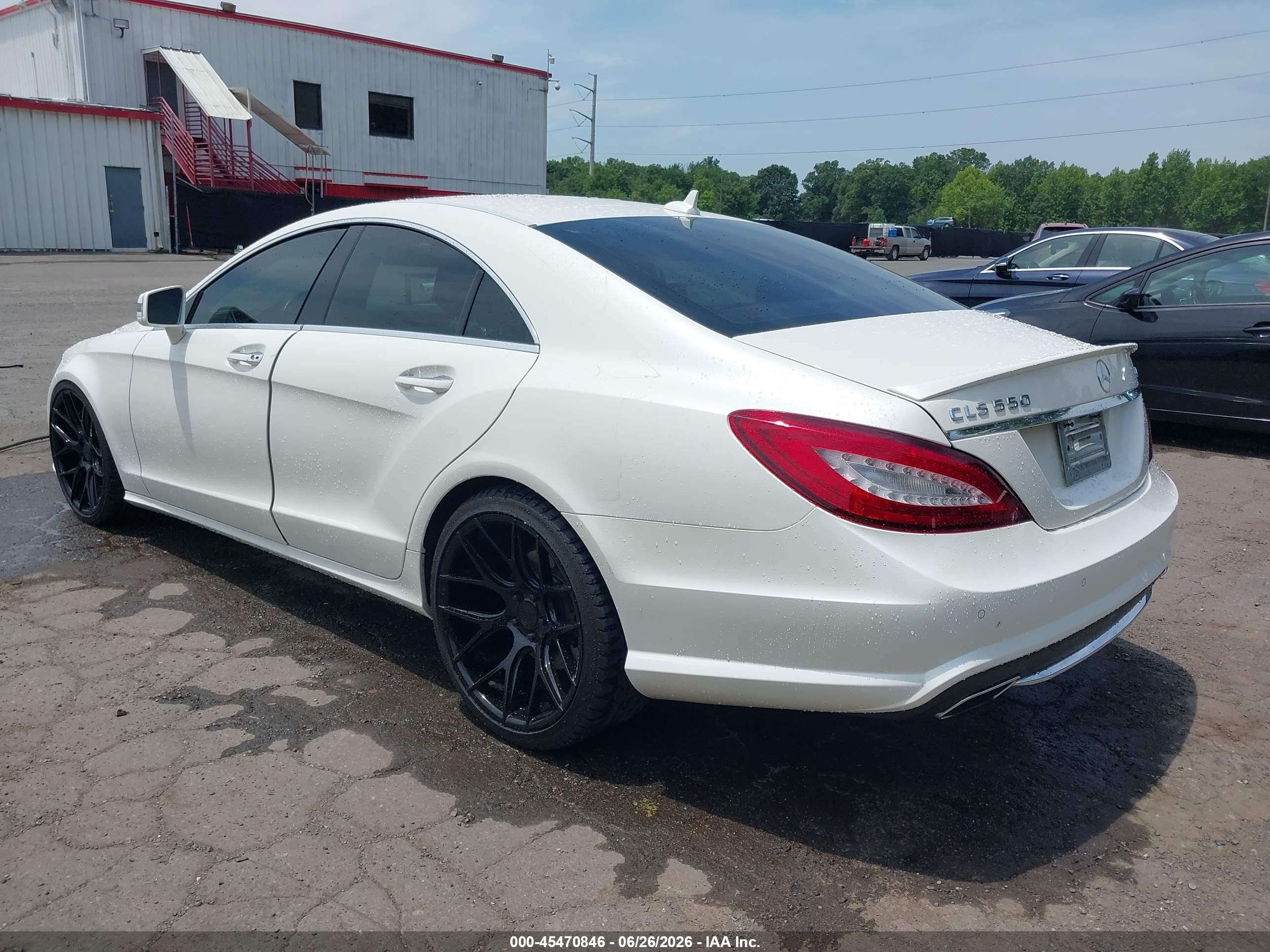 2013 Mercedes-benz Cls 550 4matic White vin: WDDLJ9BB8DA059543